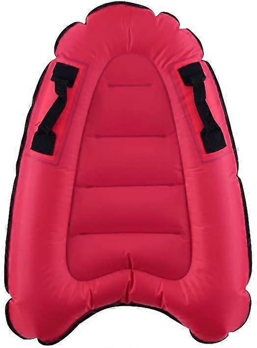 Summer Swimming Float Pool Ring Inflatable Boogie Board Water Activities -Gules