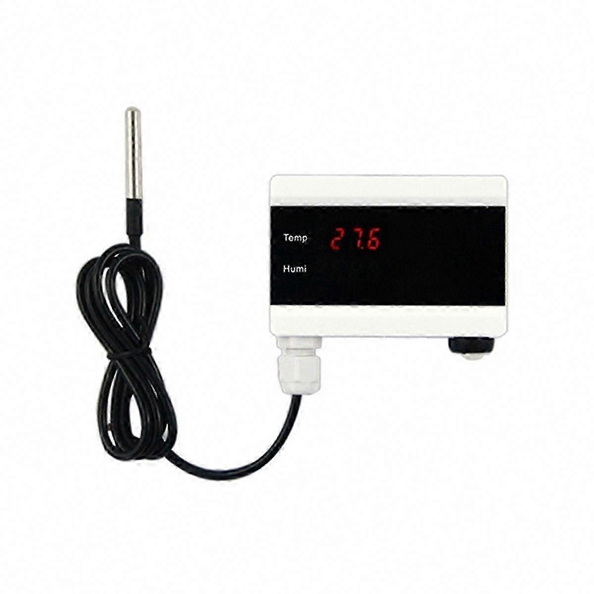 Digital WiFi Temperature Sensor with Thermometer, EU Plug, Remote Monitoring