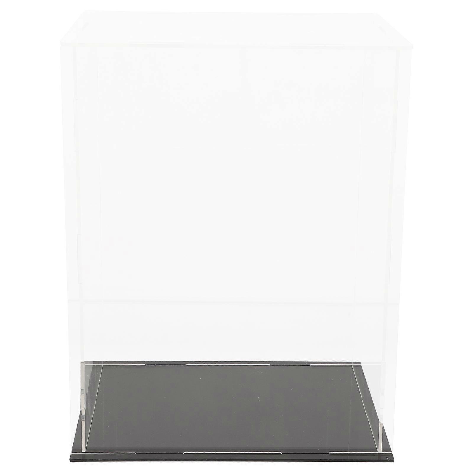 Clear Acrylic Storage Box for Figure Dolls with Display Function 2Pcs