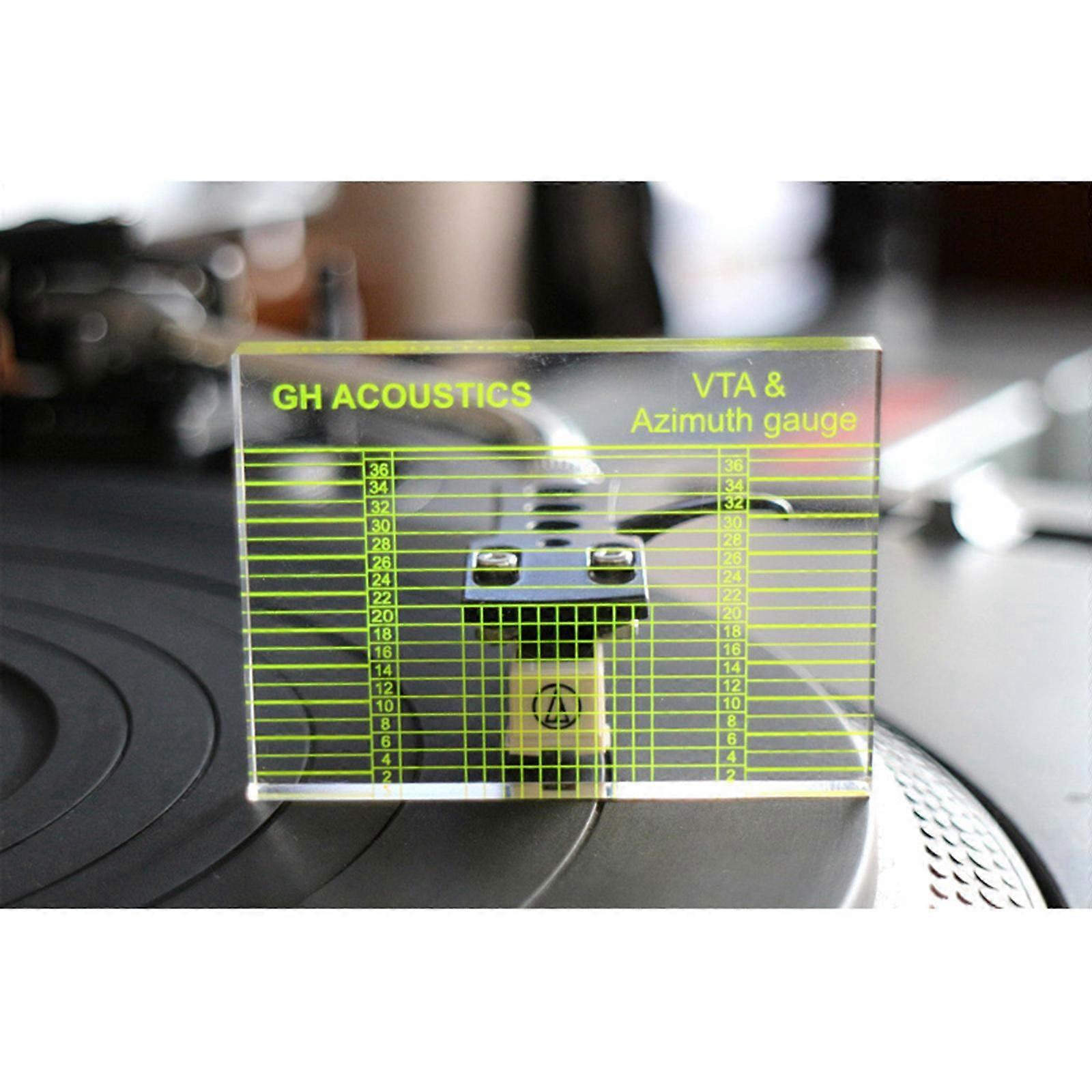 VTA Azimuth , Phonograph VTA Azimuth Alignment Block Ruler Headshell Alignment Accessory