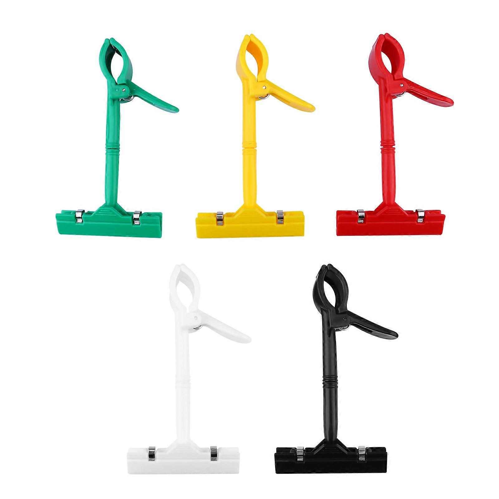 Label Clamp Advertising Display Clip Plastic Sign Clip for Fixed 15Pcs
