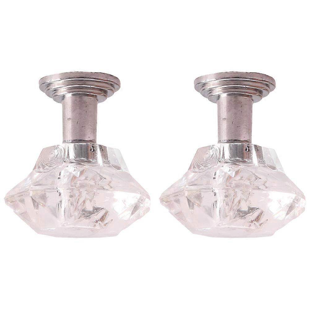 Miniature Hanging Lamp Ceiling Lamp for Decor 8Pcs Silver Set