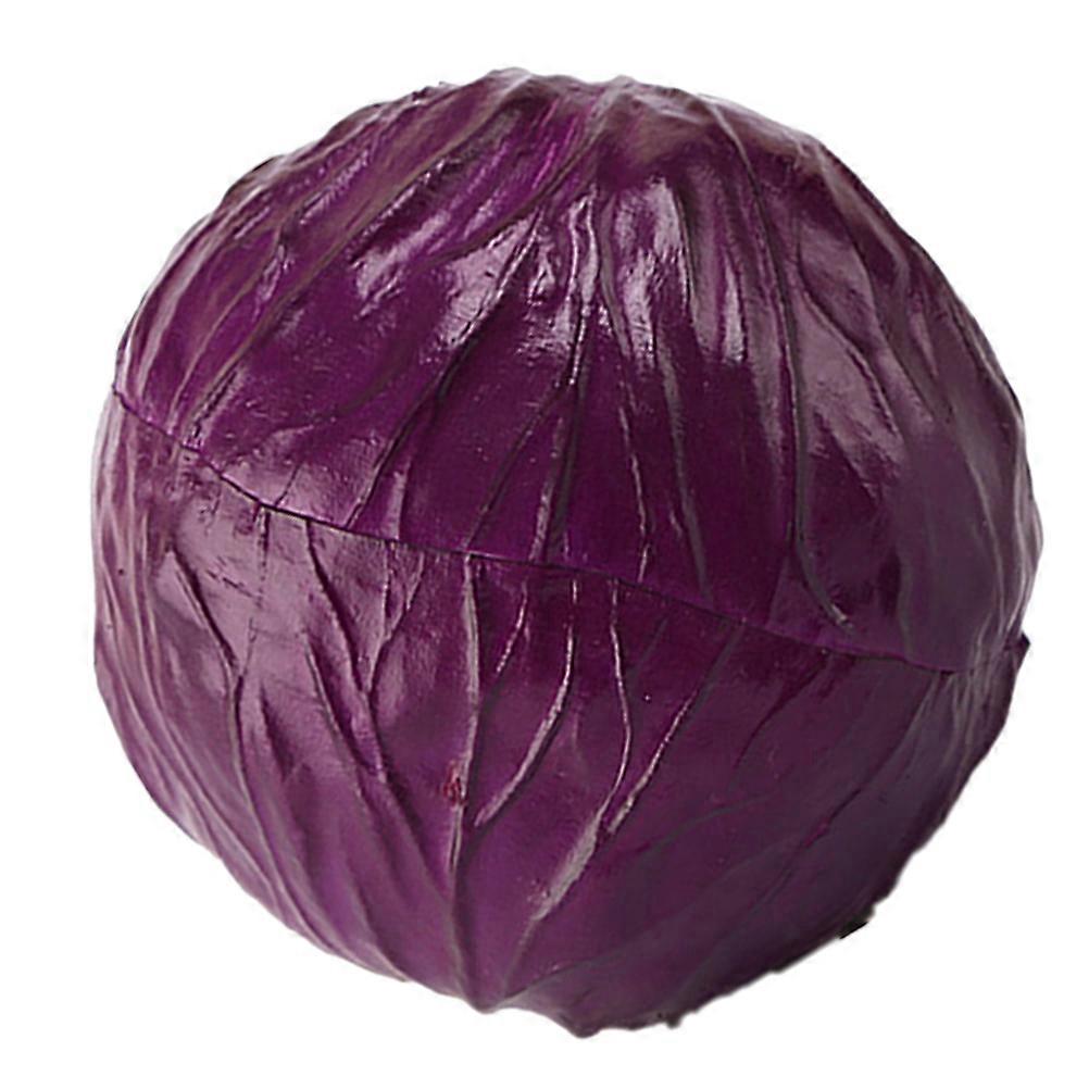 Faux Cabbage Decor Vegetable Display For Parties And Weddings In Purple Color 1Pack