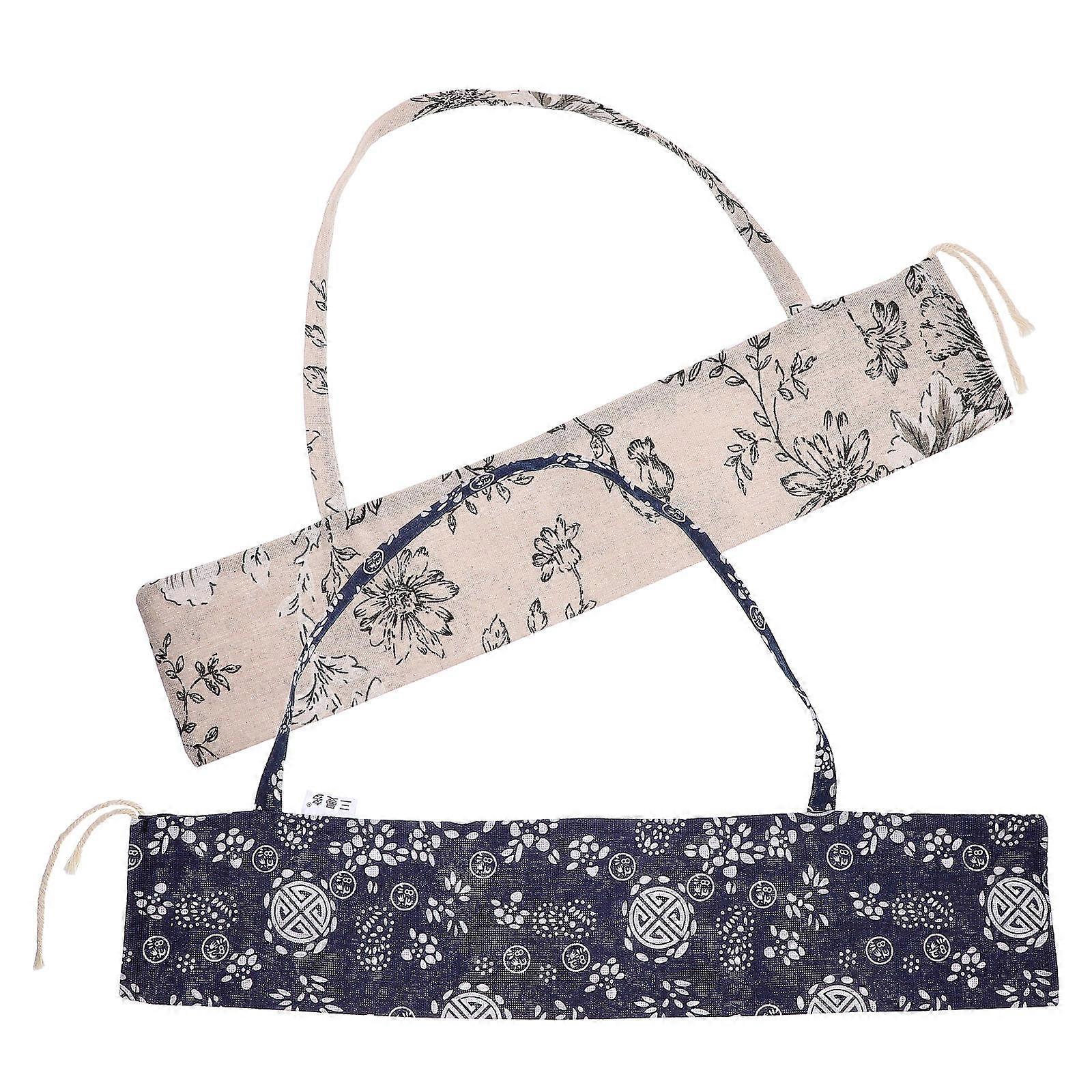 Cloth Umbrella Storage Pouch 4 Pcs For Oil-Paper Umbrellas Daily Use Rectangular Style