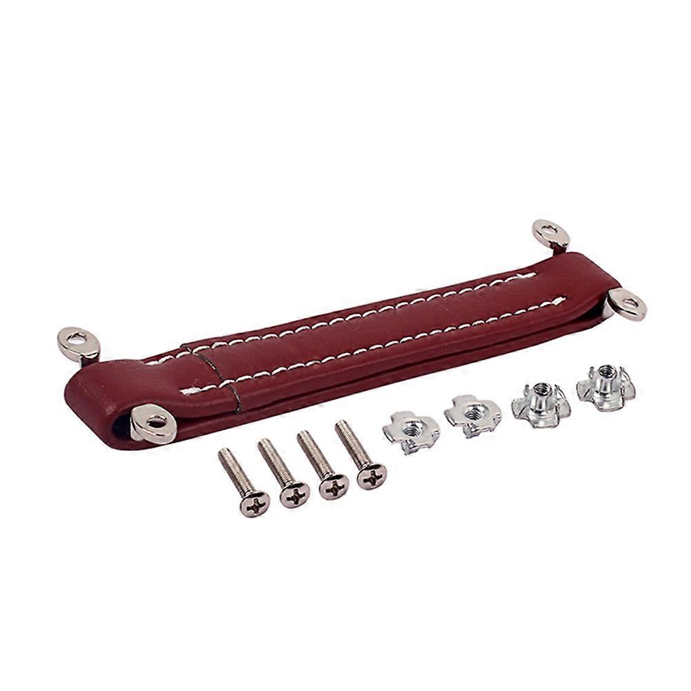 Dark Red Guitar Amplifier Handle Strap for Speaker 2Pcs Vintage Style