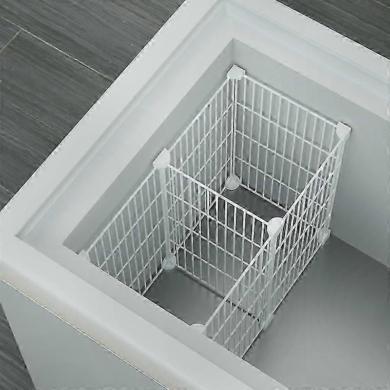 Customizable Multi-Tier Freezer Rack for Ice Pops and Meal Organization Featuring Airflow Design to Preserve Freshness