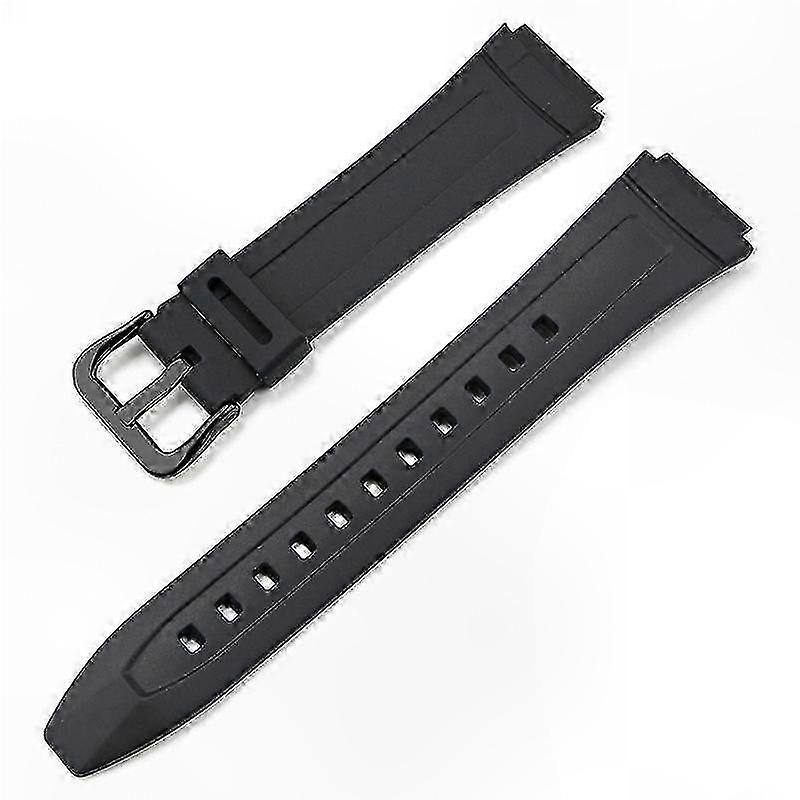 Convex Watch Band Strap 18MM for Casio AW-80V AW-82 Electronic Timepiece