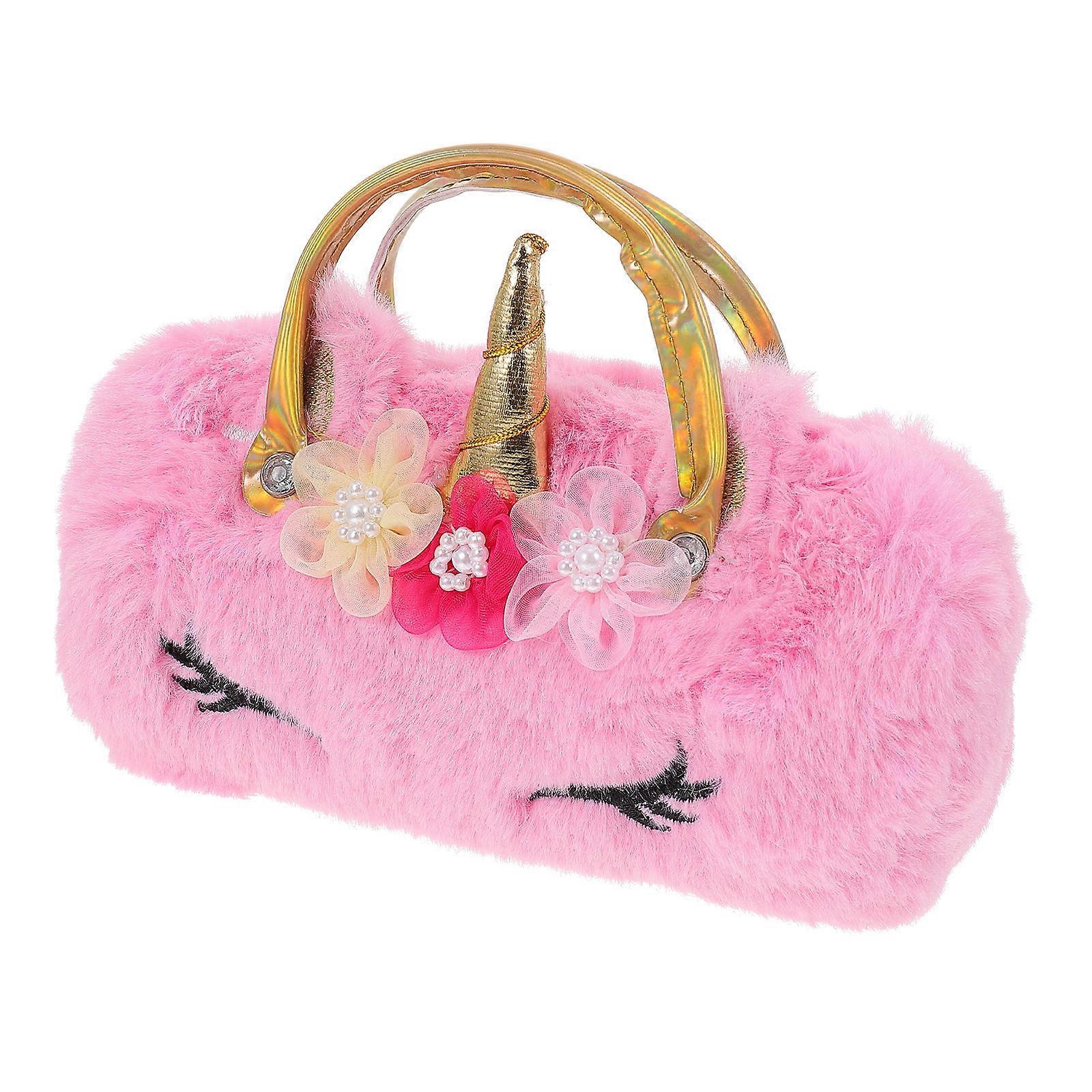 Sunglasses Storage Box Plush Cartoon Glasses Case for Storage 4Pcs