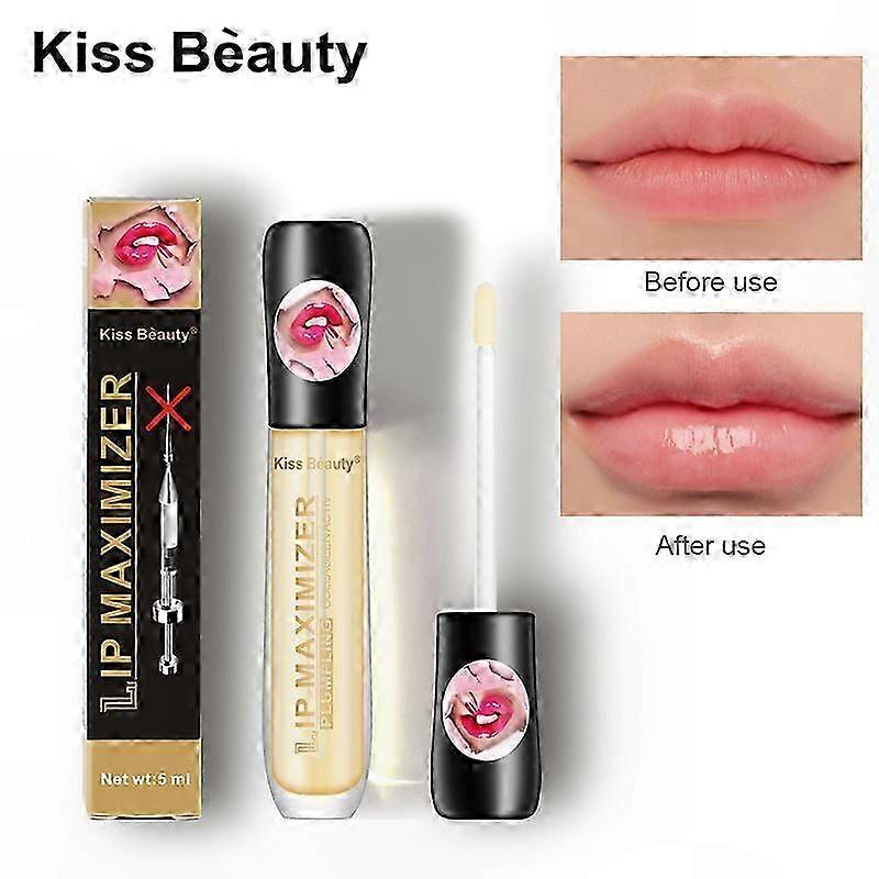Lip Serum Oil for Augmentation, Moisturizing Plumper to Reduce Fine Lines & Enhance Lips with Elastic Care Solution