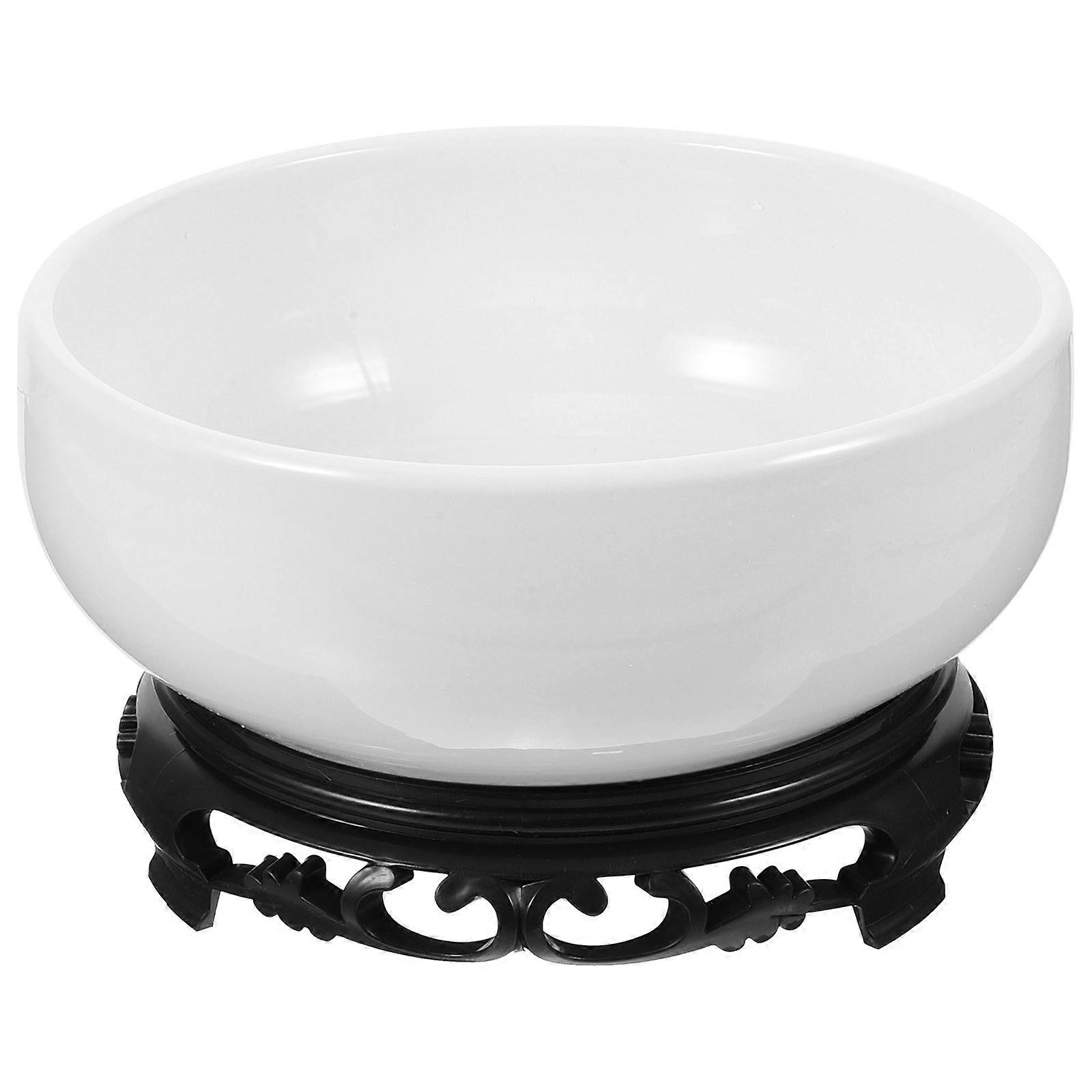 Indoor Use Hydroponic Ceramic Pot For Flower Lovers Simple Design Round Shape 1 Set