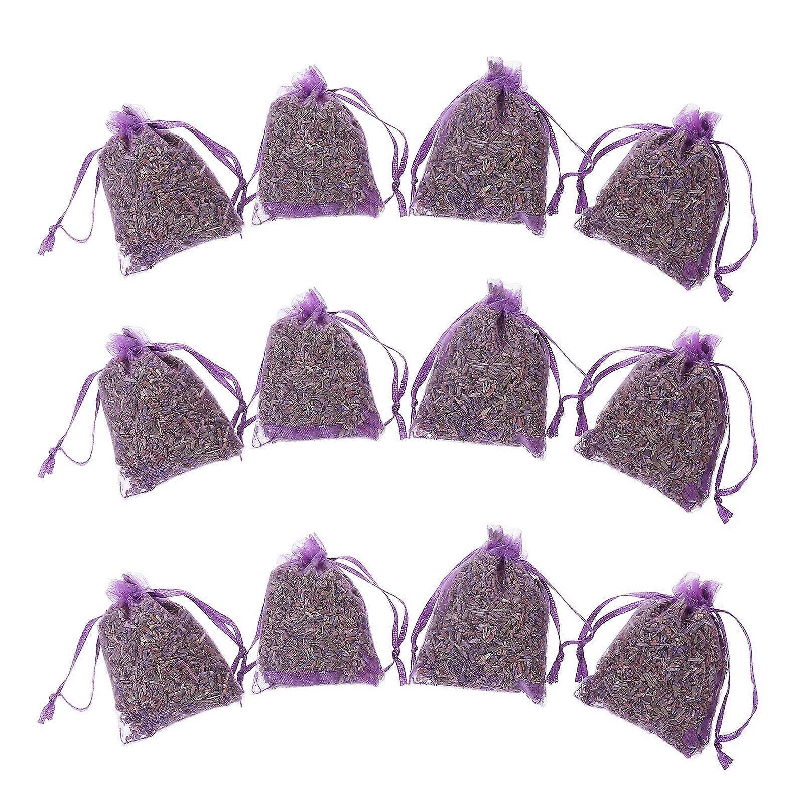 Hanging Lavender Sachets for Wardrobes Decor 36Pcs Assorted