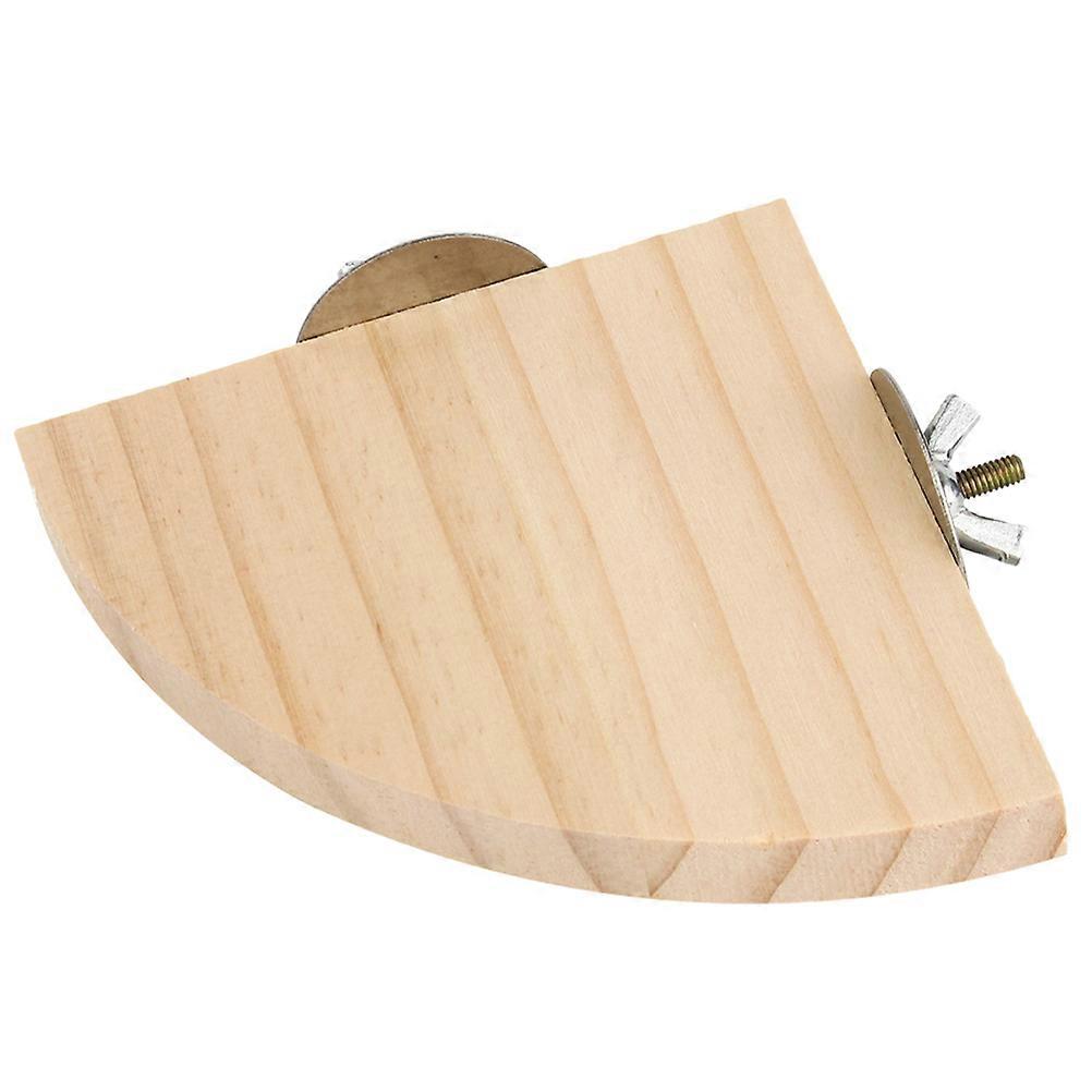 Natural Wood Bird Perch for 3Pcs Parrot Exercise Platform