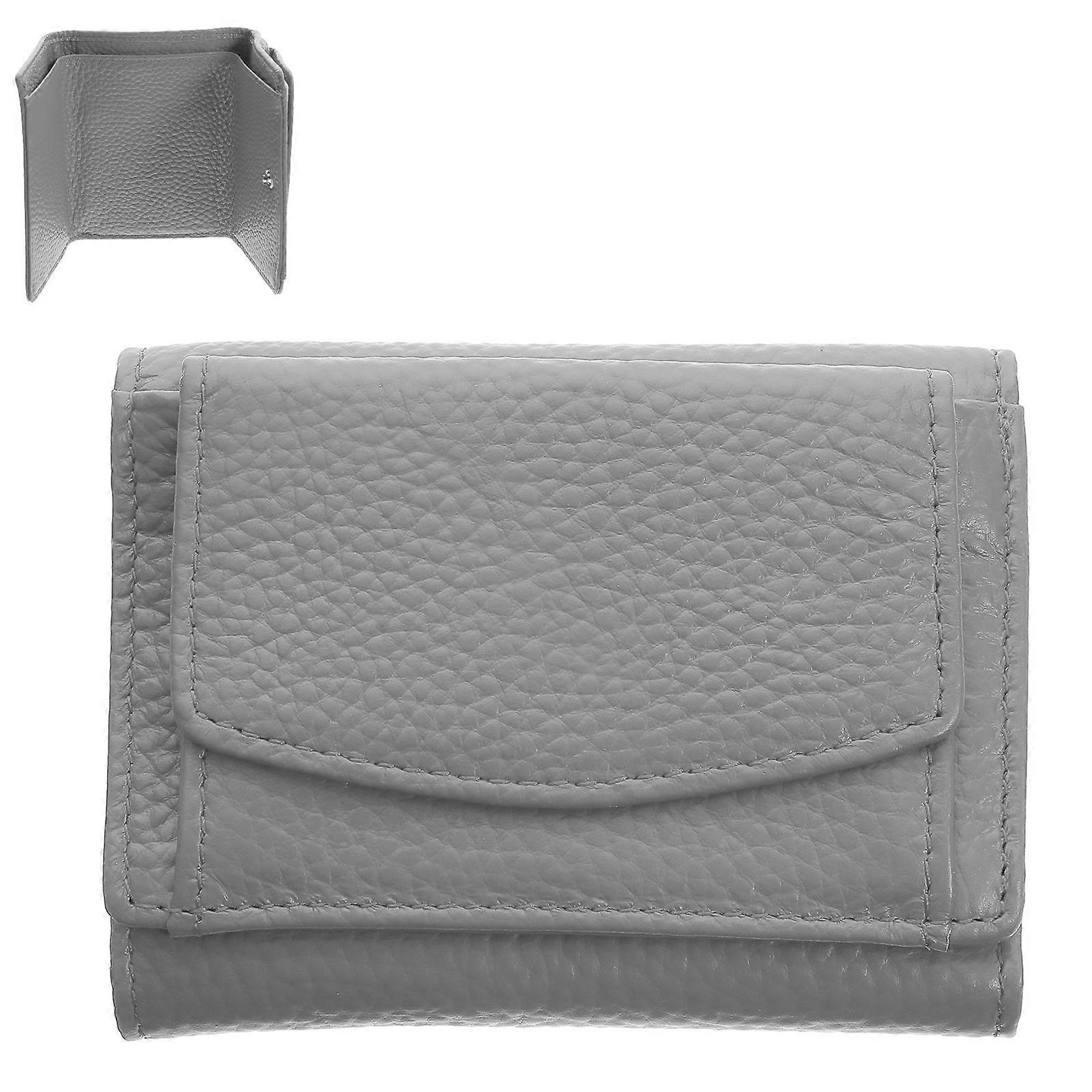 Mini Wallet Rfid Blocking Short Wallet for Women Portable Storage Pouch