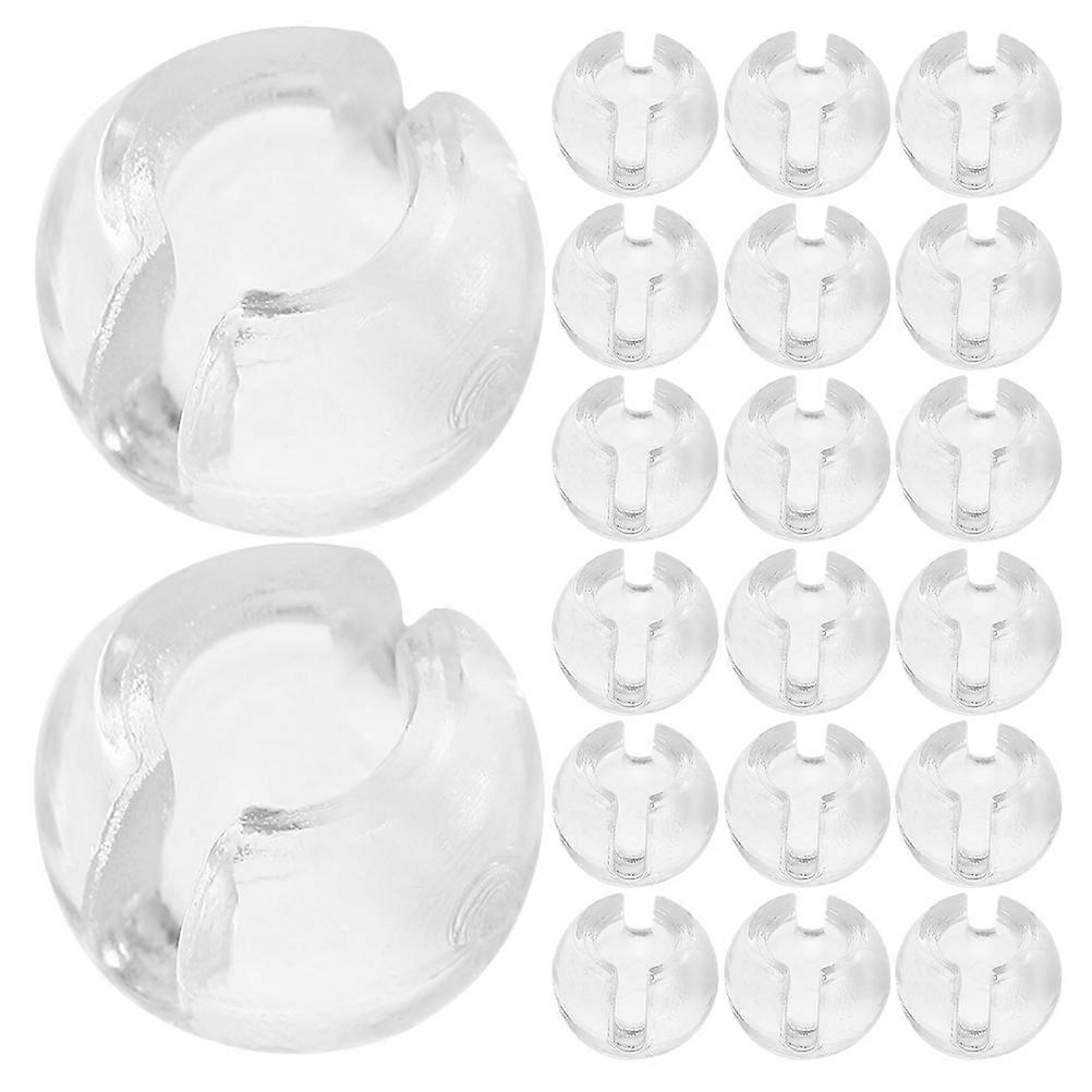 Replacement Beaded Chain for Vertical Roller Shades with Transparent Plastic 500Pcs