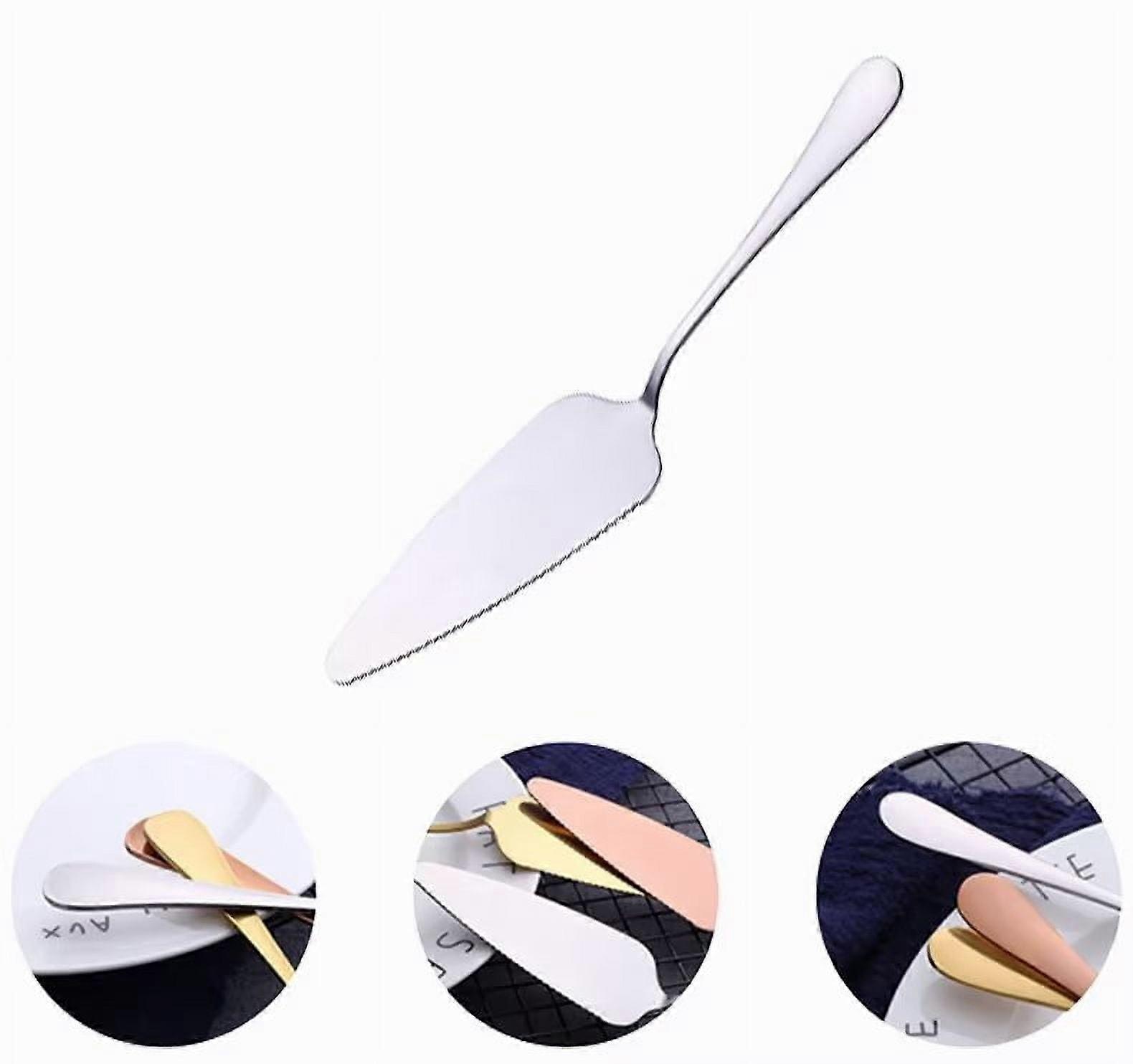 Pie Server Spatula Cake Server(8.74 inch Long), Stainless Steel Cake Pie Pastry Servers, Silver