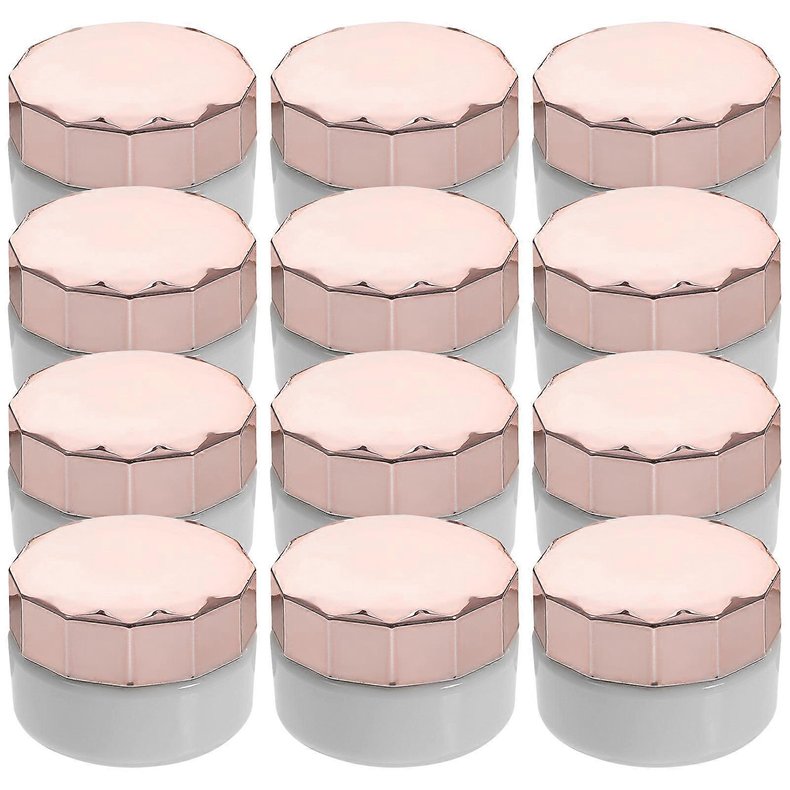 Refillable Cosmetic Plastic Jars with Lid for Cream Storage 60Pcs