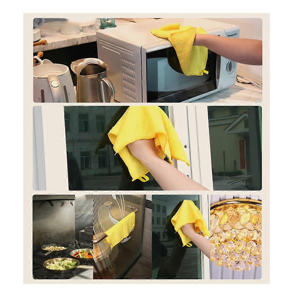 Microfiber Cleaning Cloth Kitchen Towel for Cleaning 5Pcs Multipurpose Set