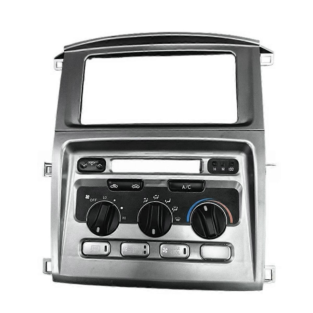 Car Dashboard Center Air Conditioning Control Panel & Middle DVD Frame for LC100 1998-07 55900-60850