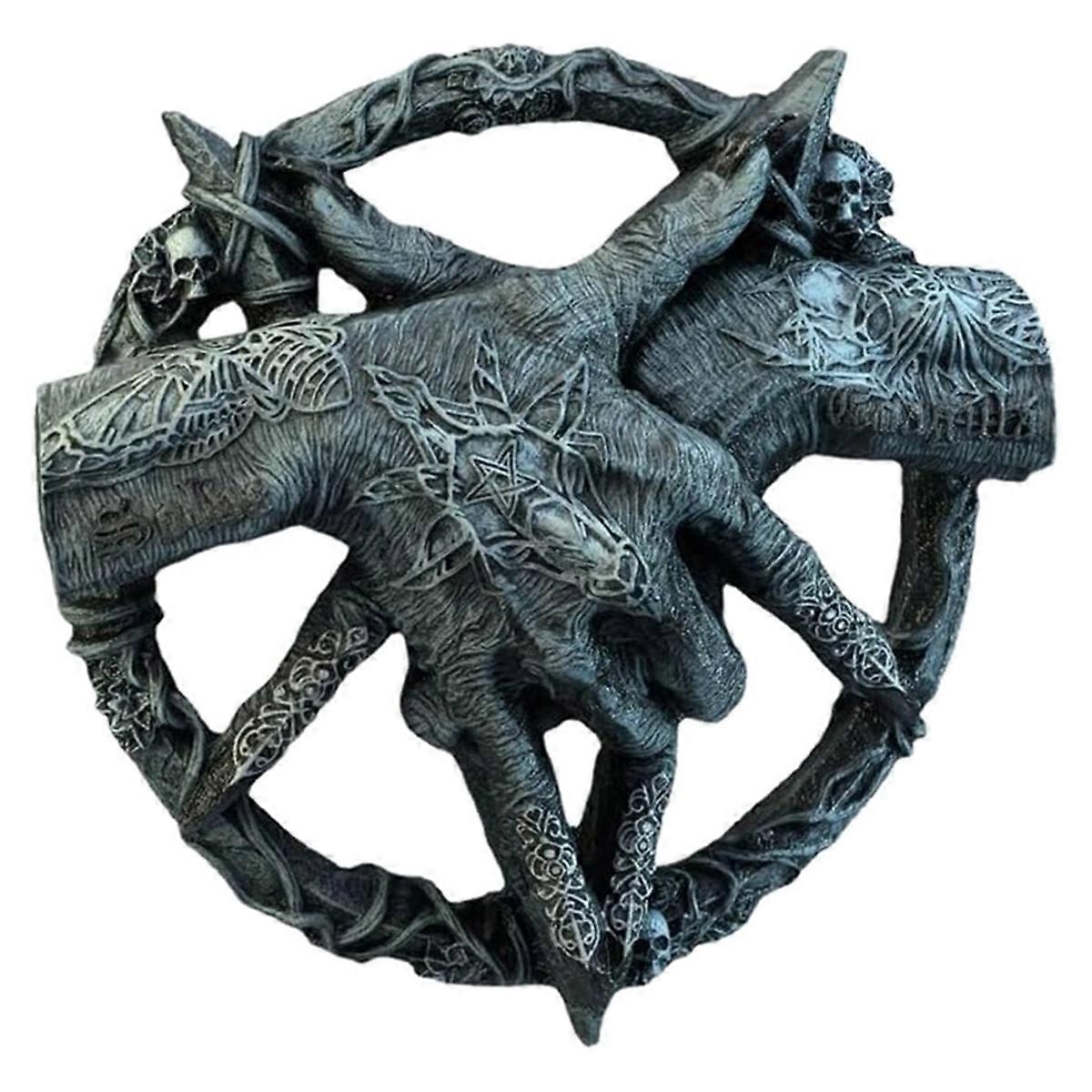 Baphomet Pentagram Claw Statue Ornament