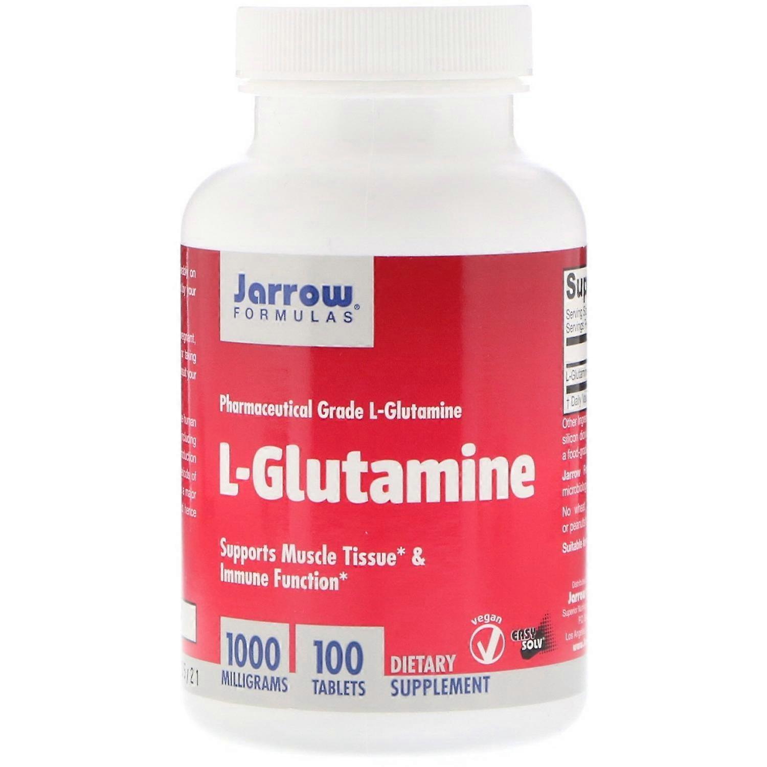 Jarrow Formulas, L-Glutamine, 1,000 mg, 100 Tablets