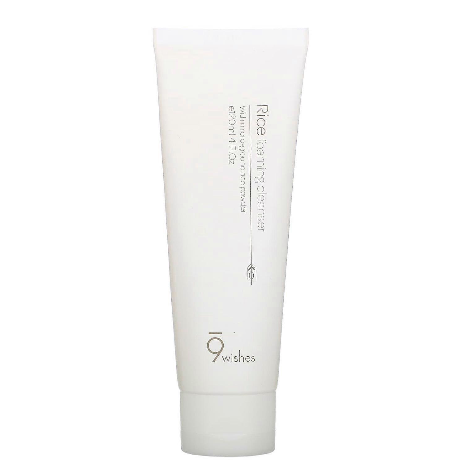 9Wishes, Rice Foaming Cleanser, 4 fl oz (120 ml)