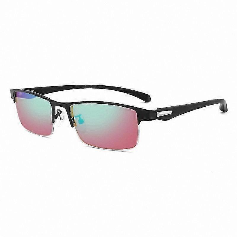 Colorblind Glasses for Red-Green Color Deficiency and Weakness Half Frame with Dual-Sided Coating Lenses