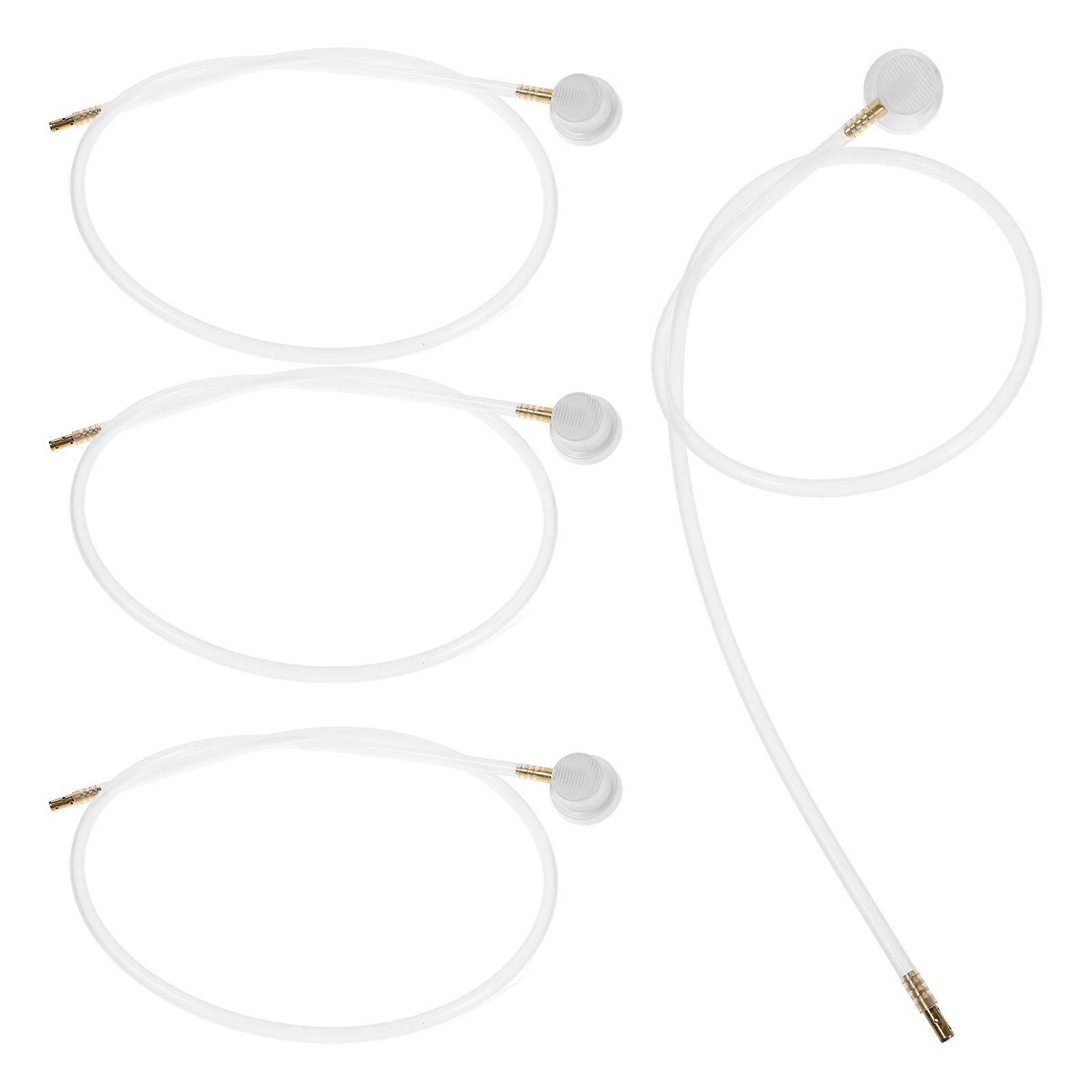 Aerosol Can Spray Tip Extension Hose for Easy Use 20Pcs White Plastic