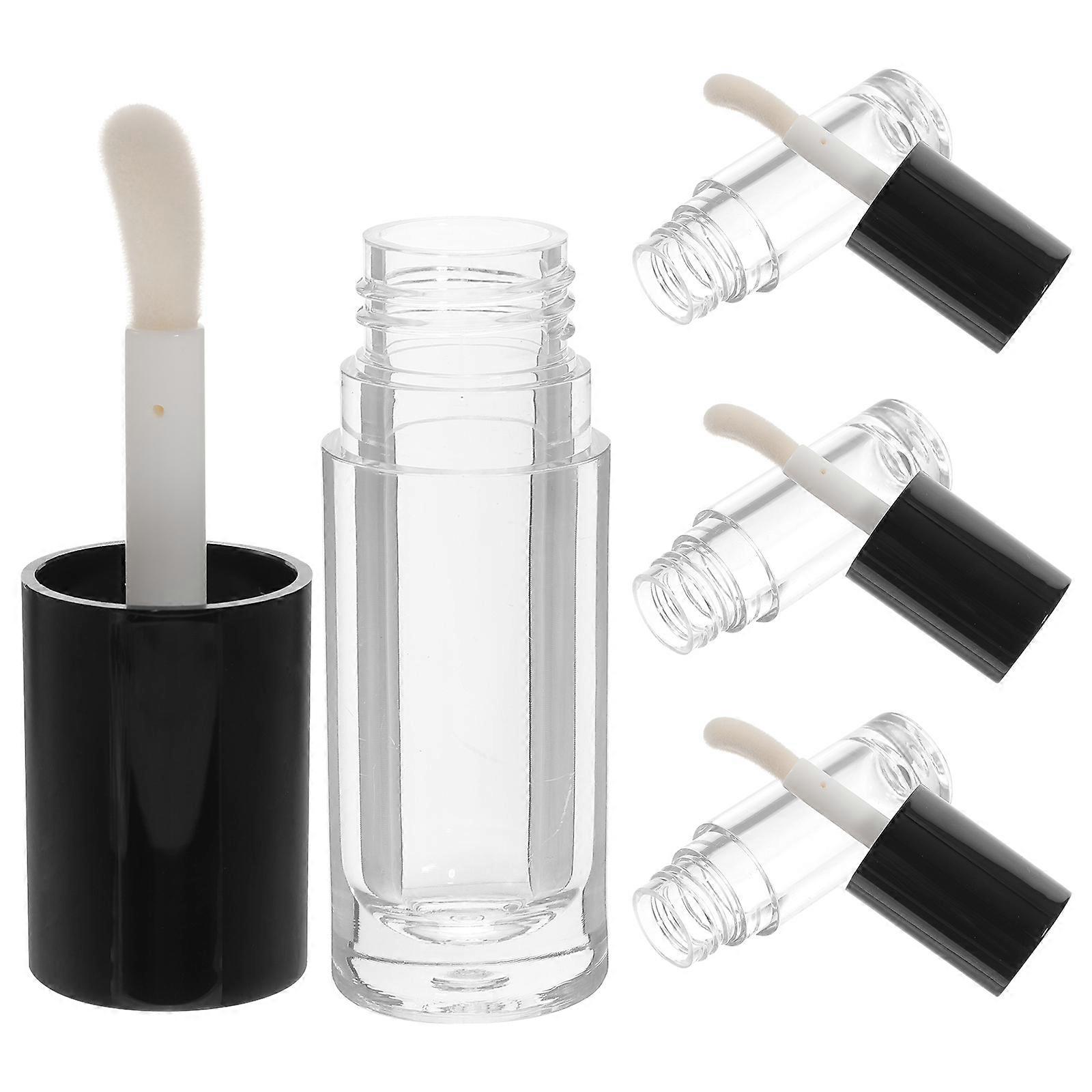 Empty Lip Gloss Tubes Black for Lip Balm Storage 10Pcs Set