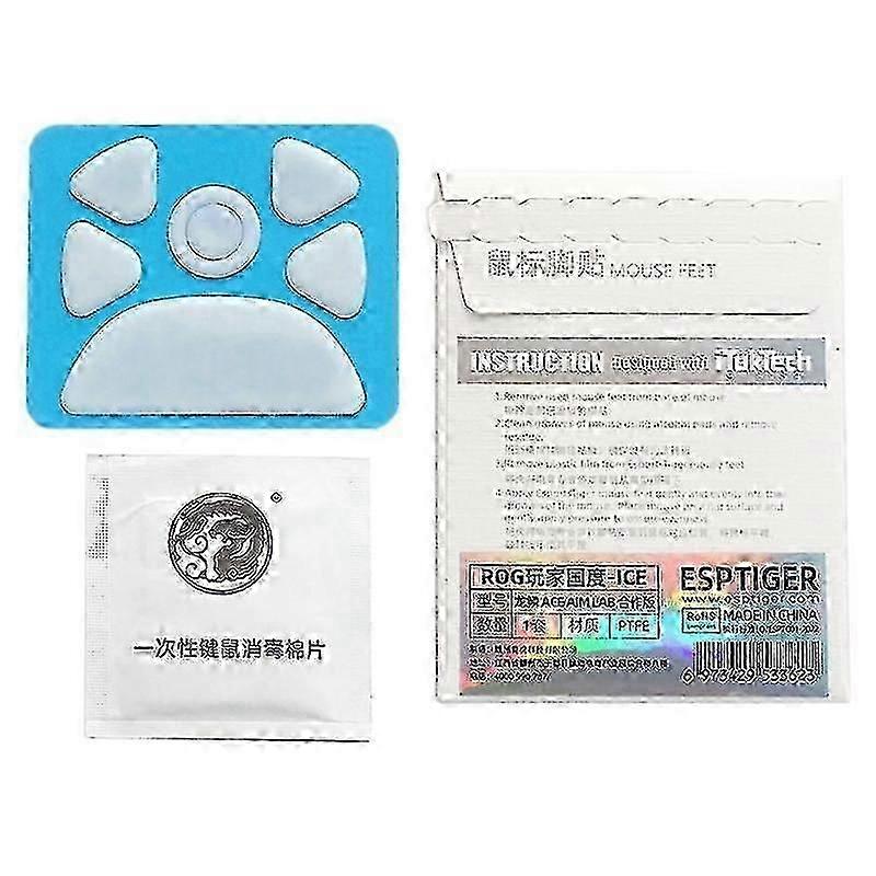 suitable for rog harpe ace x aimlab mouse feet sticker skates with curve edge