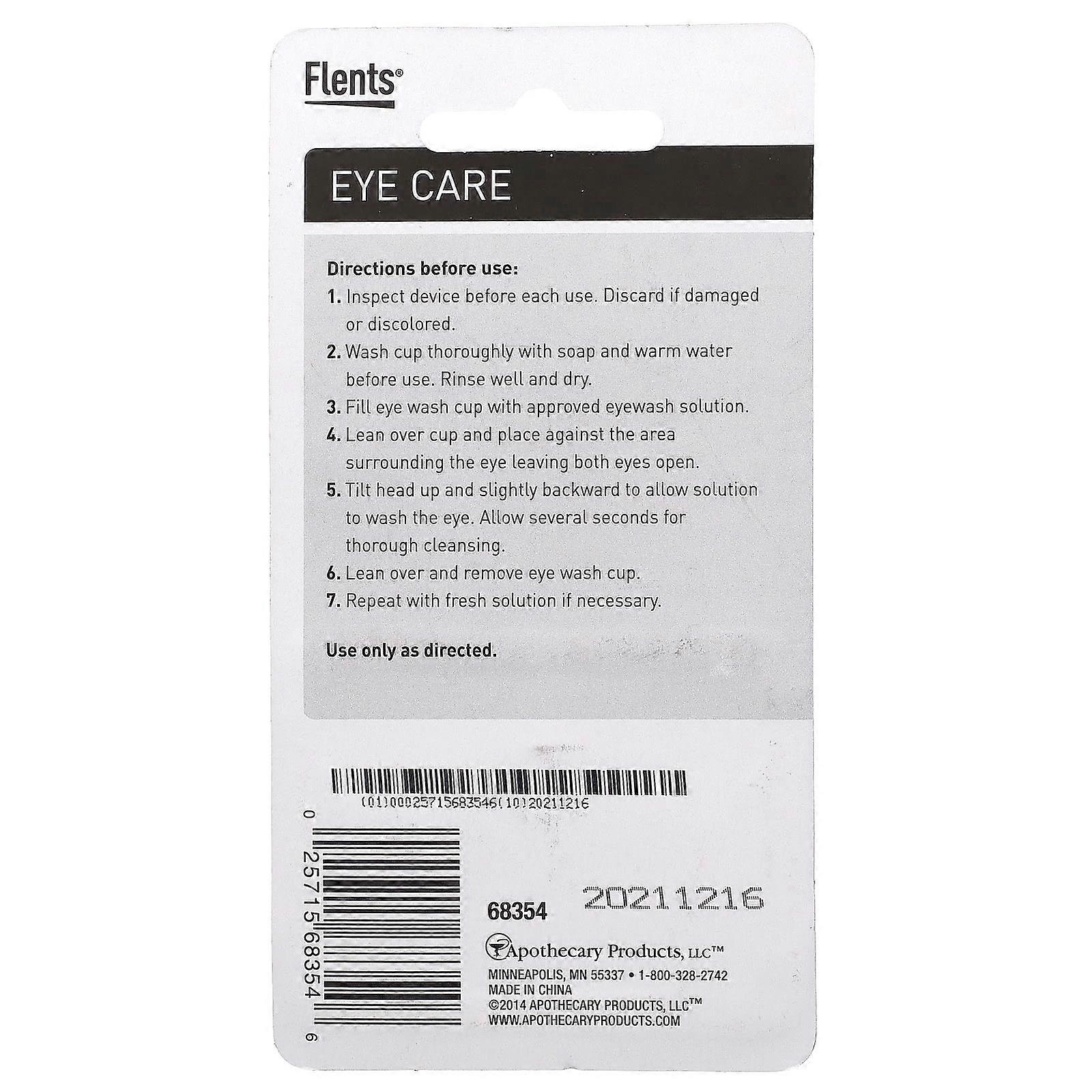 Eye Care, Plastic Eye Wash Cup, 1 Count