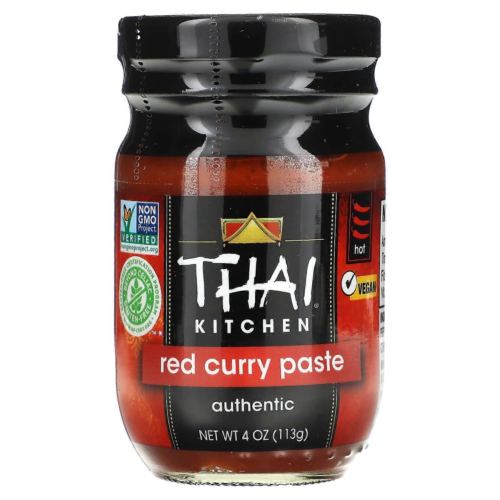 Red Curry Paste, Hot, 4 oz (113 g)