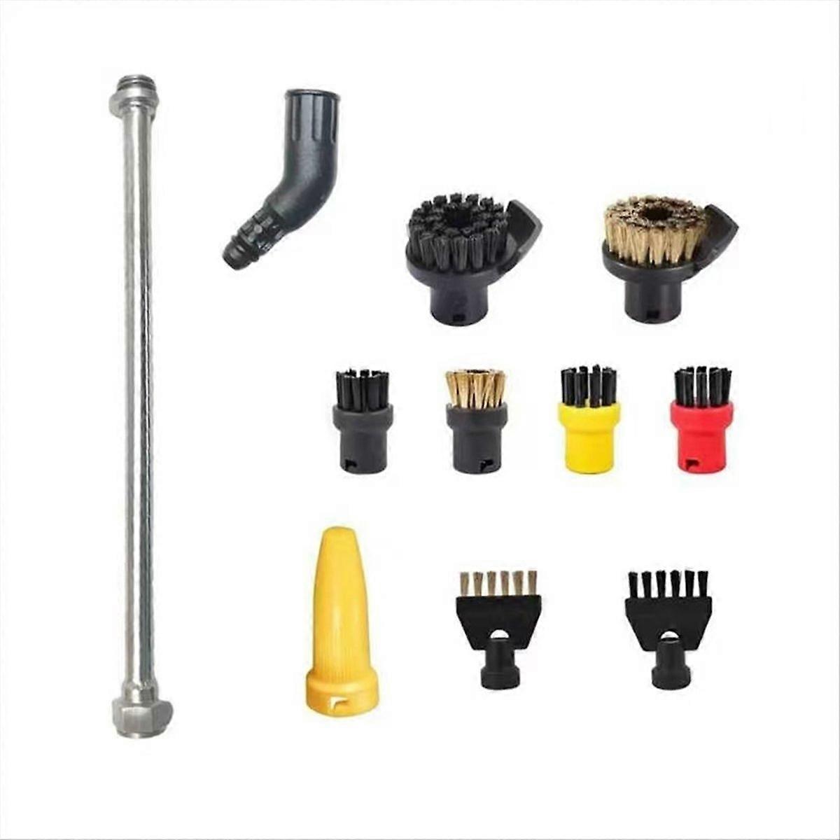 11PCS Adapter Conversion & Steam Brush for Steam Cleaner