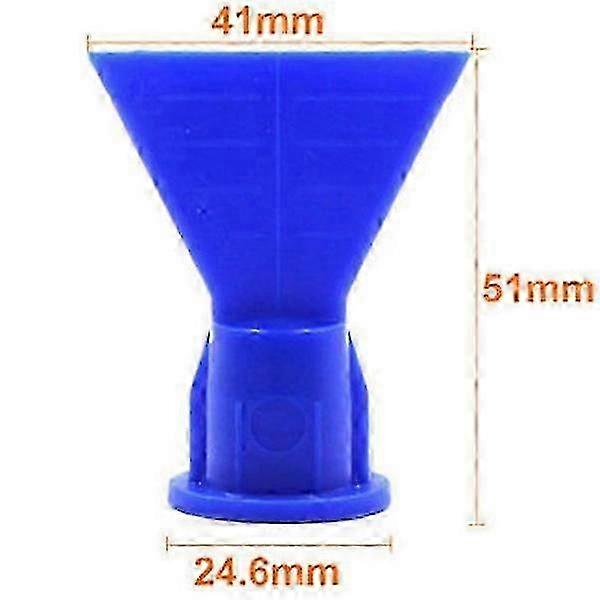Wave Shape Silicon Cone For Cartridge Caulking Spare Part Nozzle Spray Tip For Sealant Dispenser Sy