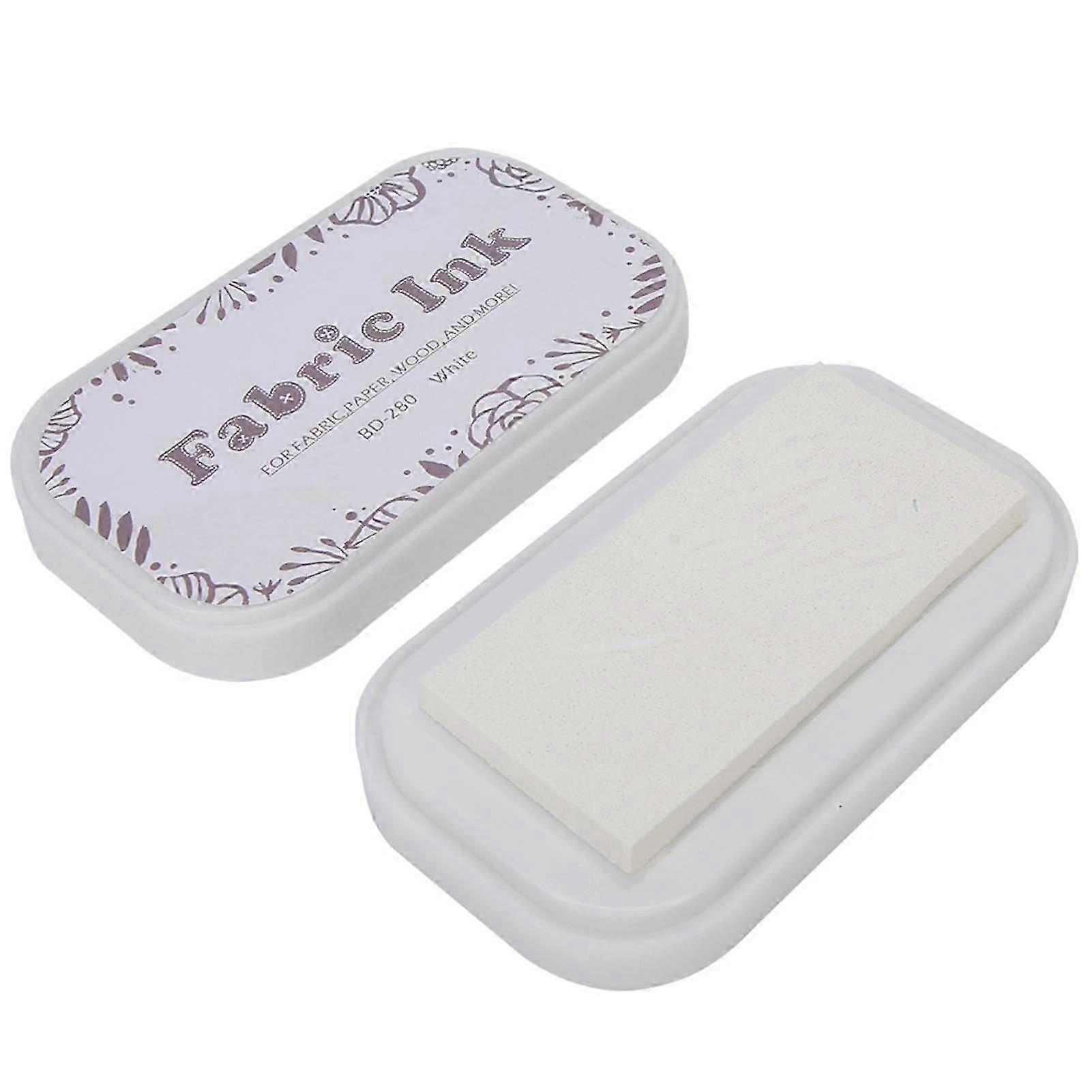 Restore Style Sponge Colored Ink Pad DIY Accessories for Rubber Stamp Paper ClothBD-280 Porcelain White