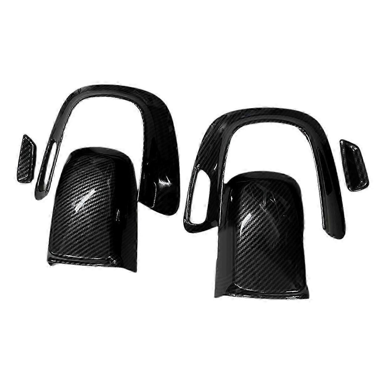 6pcs/Set Car Interior Front Seat Headrest Panel Trim Cover Protector for C Class W206 GLC X254 EQS E