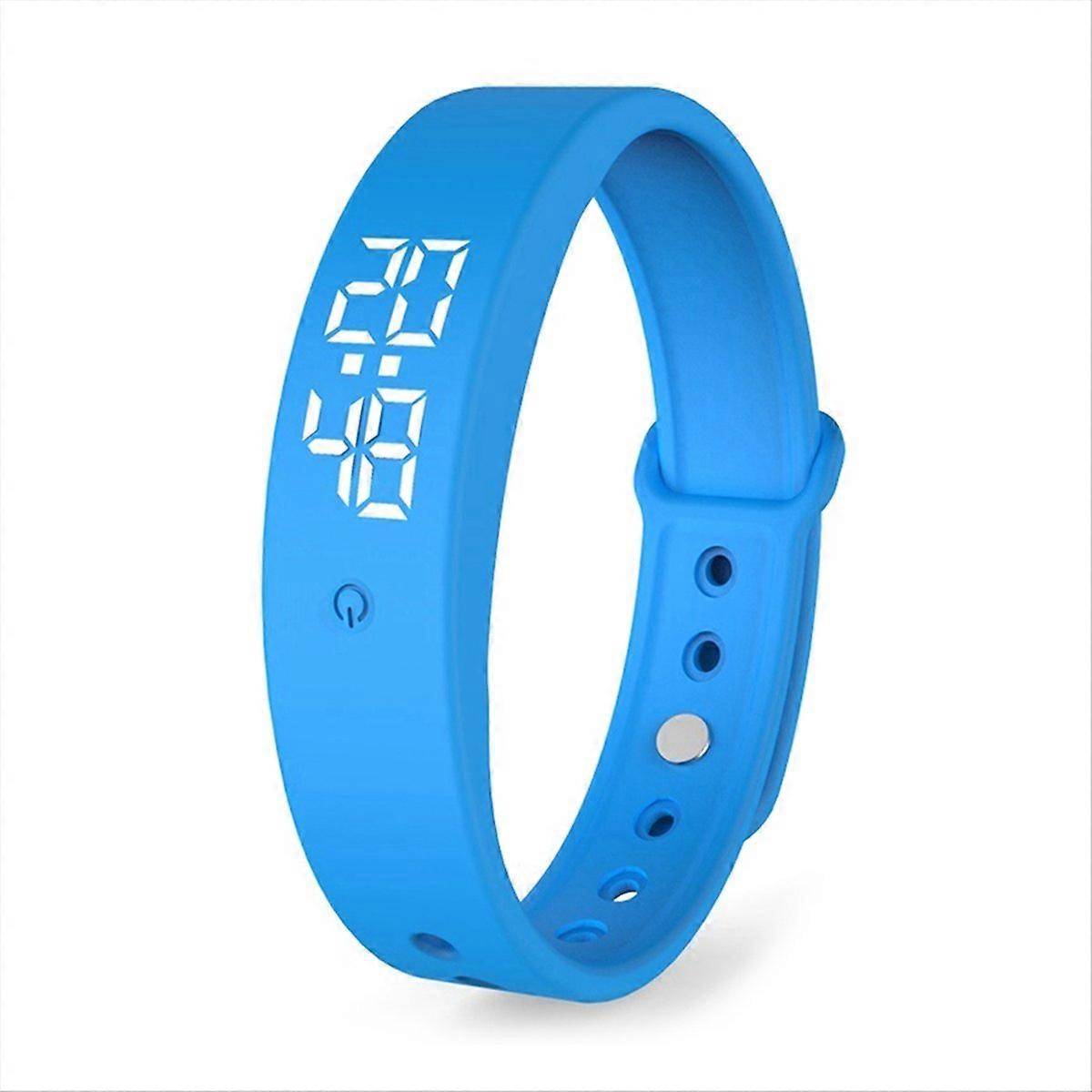 LED Digital Smart Bracelet Waterproof Smart Clock Smart Bracelet, B