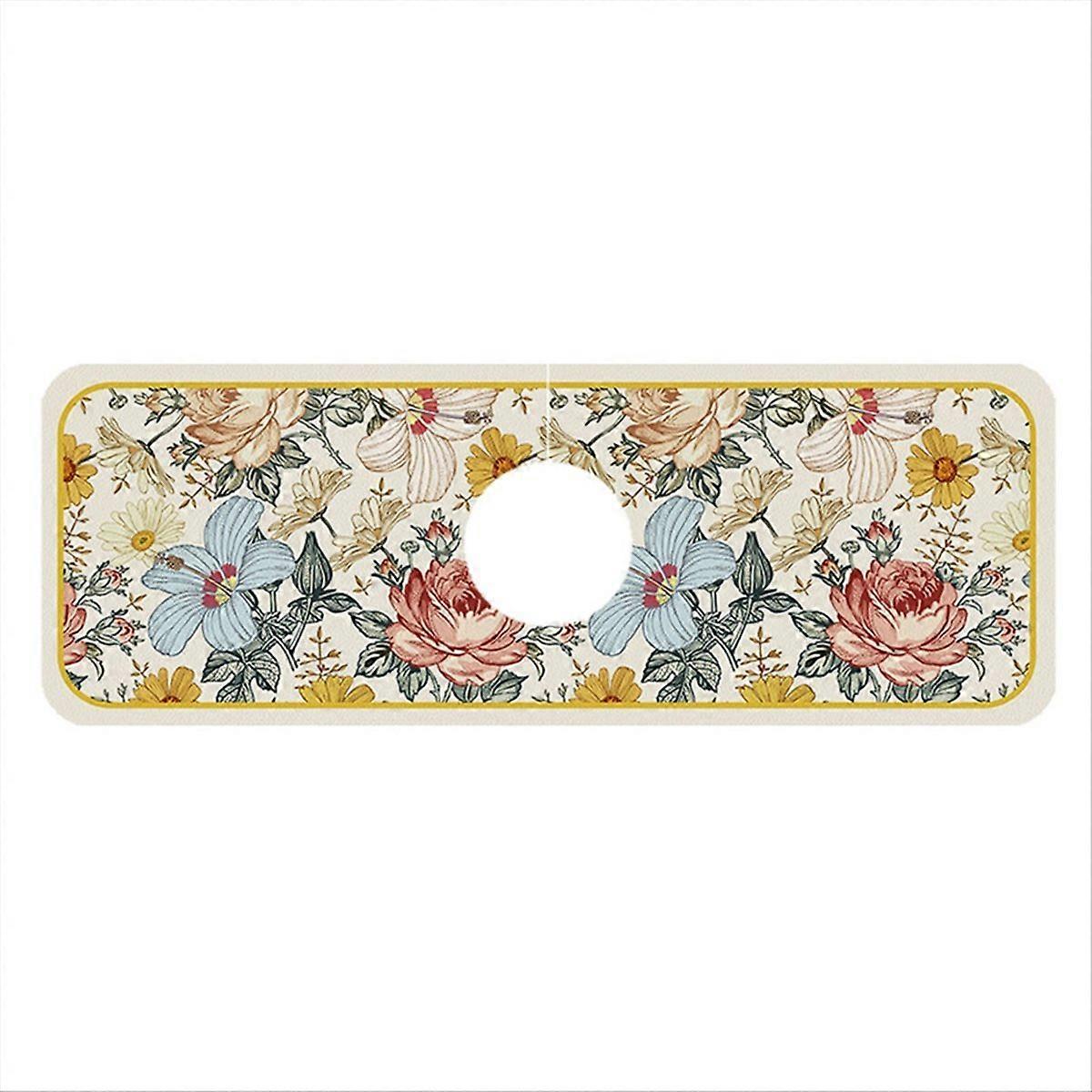 3PCS Fantasy Style Faucet Draining Mat