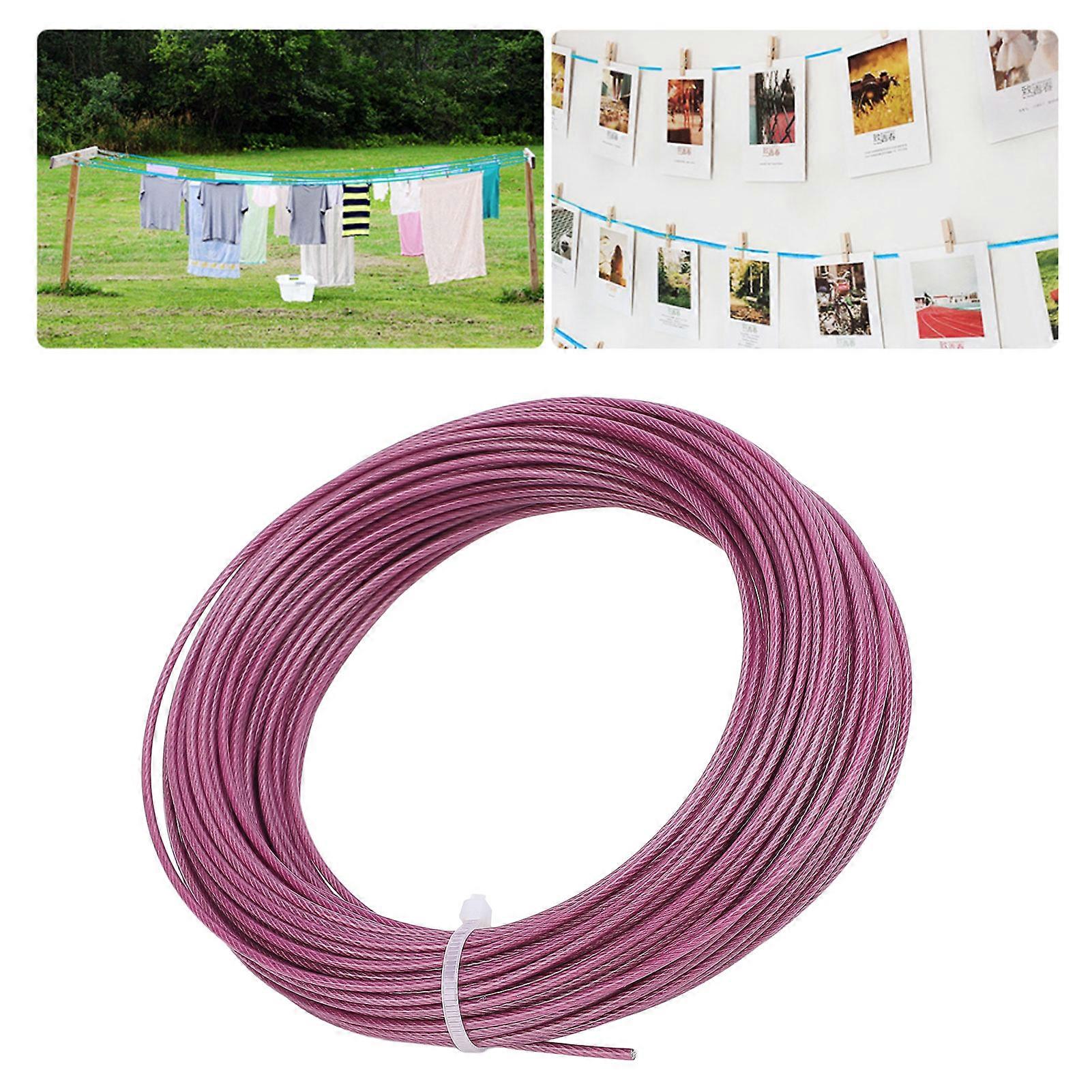 Turnbuckle Wire Tensioner Kit Multi Use Rope Cables Trellis for Shade Sail Climbing Grapevines Plants Outdoor 100ft 2mm 