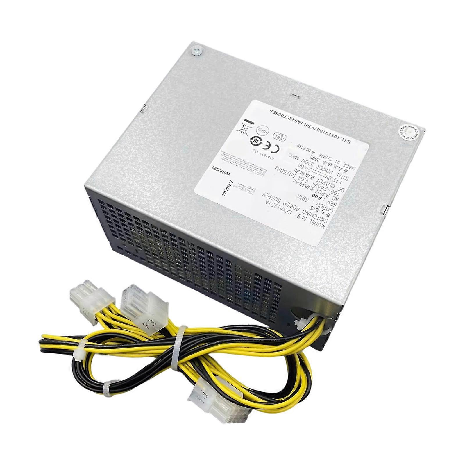 250W Video Recorder Monitoring DVR Host Power Supply SFXA1251A High Efficiency Output Switching Power Adapter Multicolor