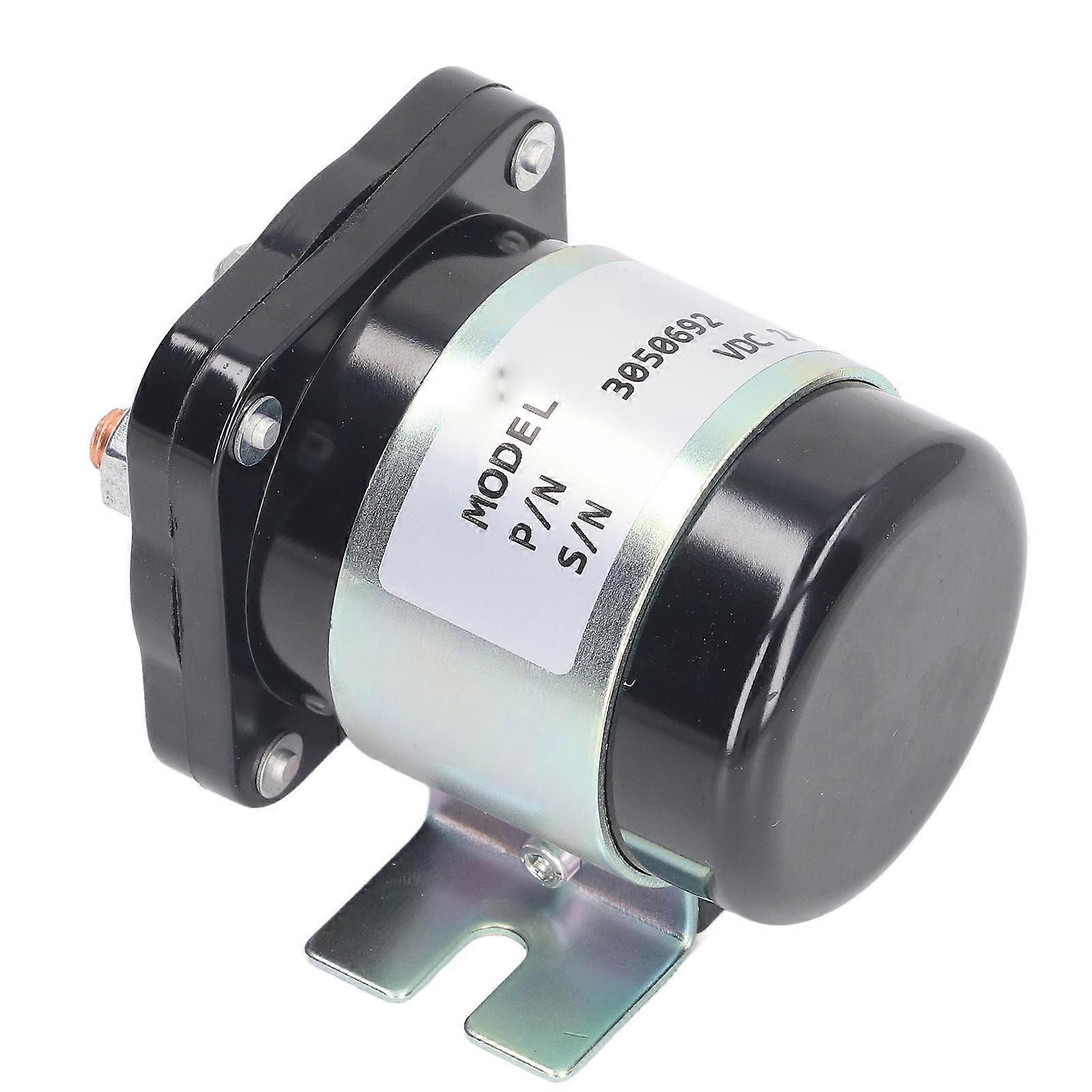 200A 24V DC Relay Brass Coil ABS Shell Large Current Car Relay Switch for Industrial Control Automotive Electronics