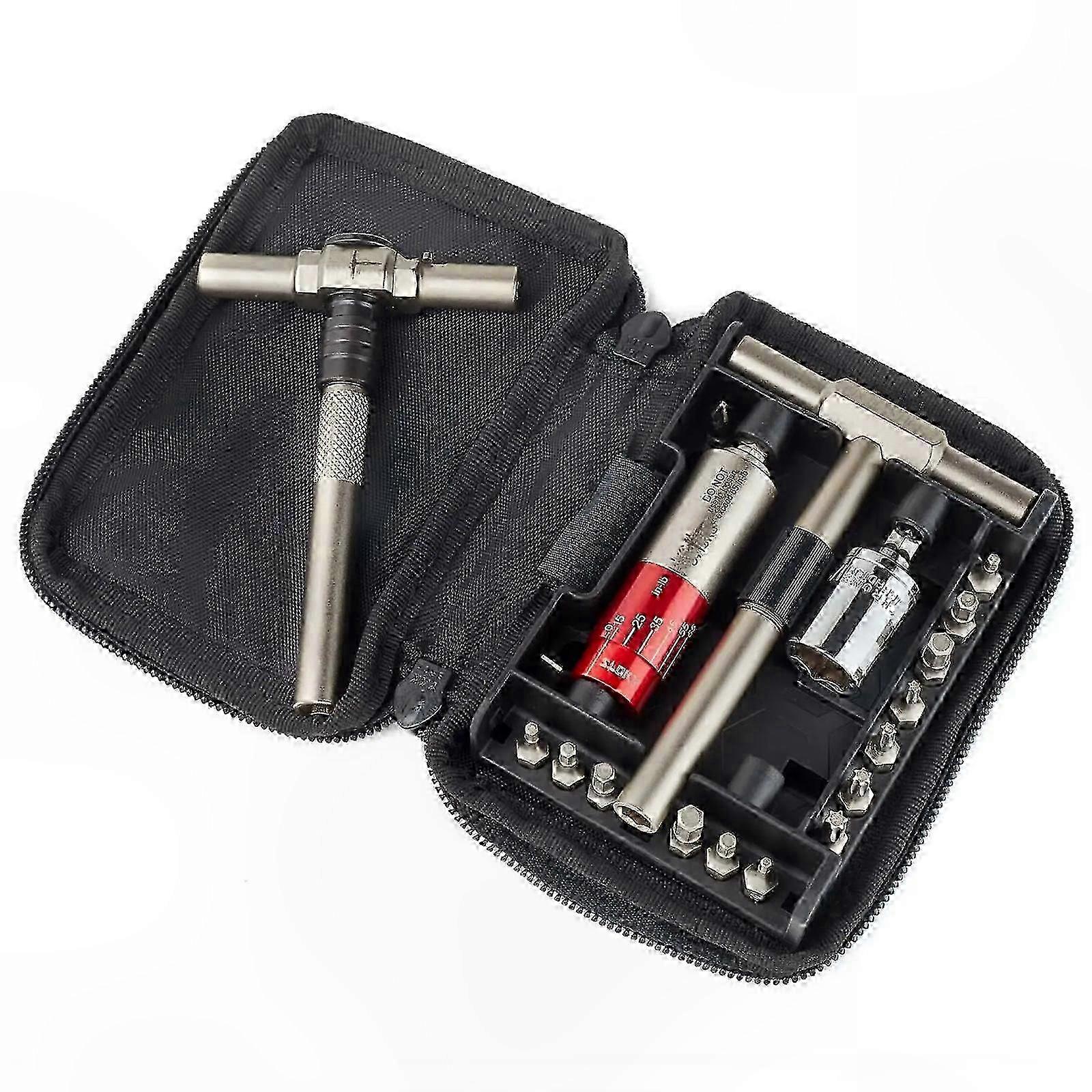 Professional torque kit with T-wrench 15-65 inch lbs range