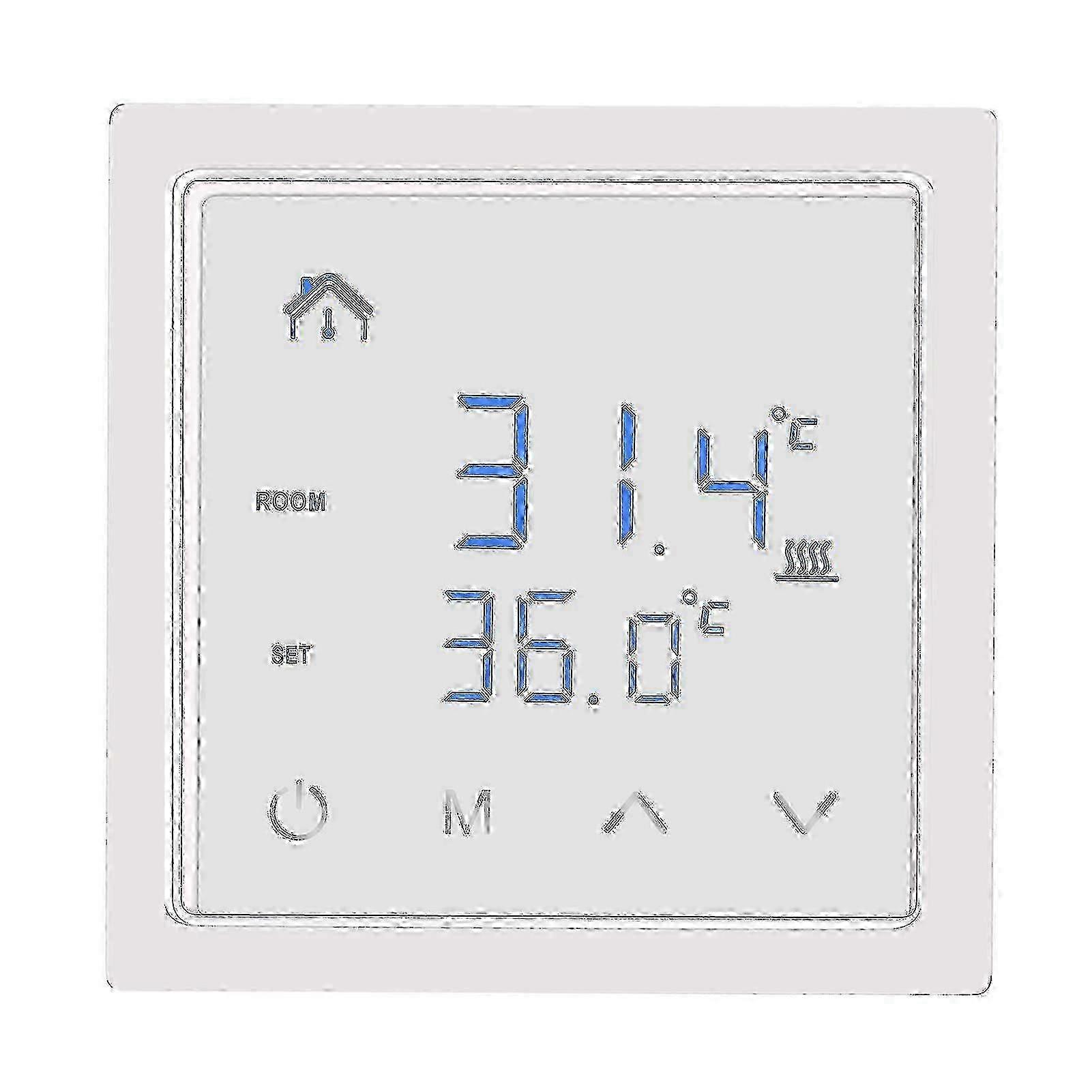Smart Thermostat 16A Floor Heating Temperature Controller with LED Touch Screen Display for Electric Heating Systems 85-265V HK