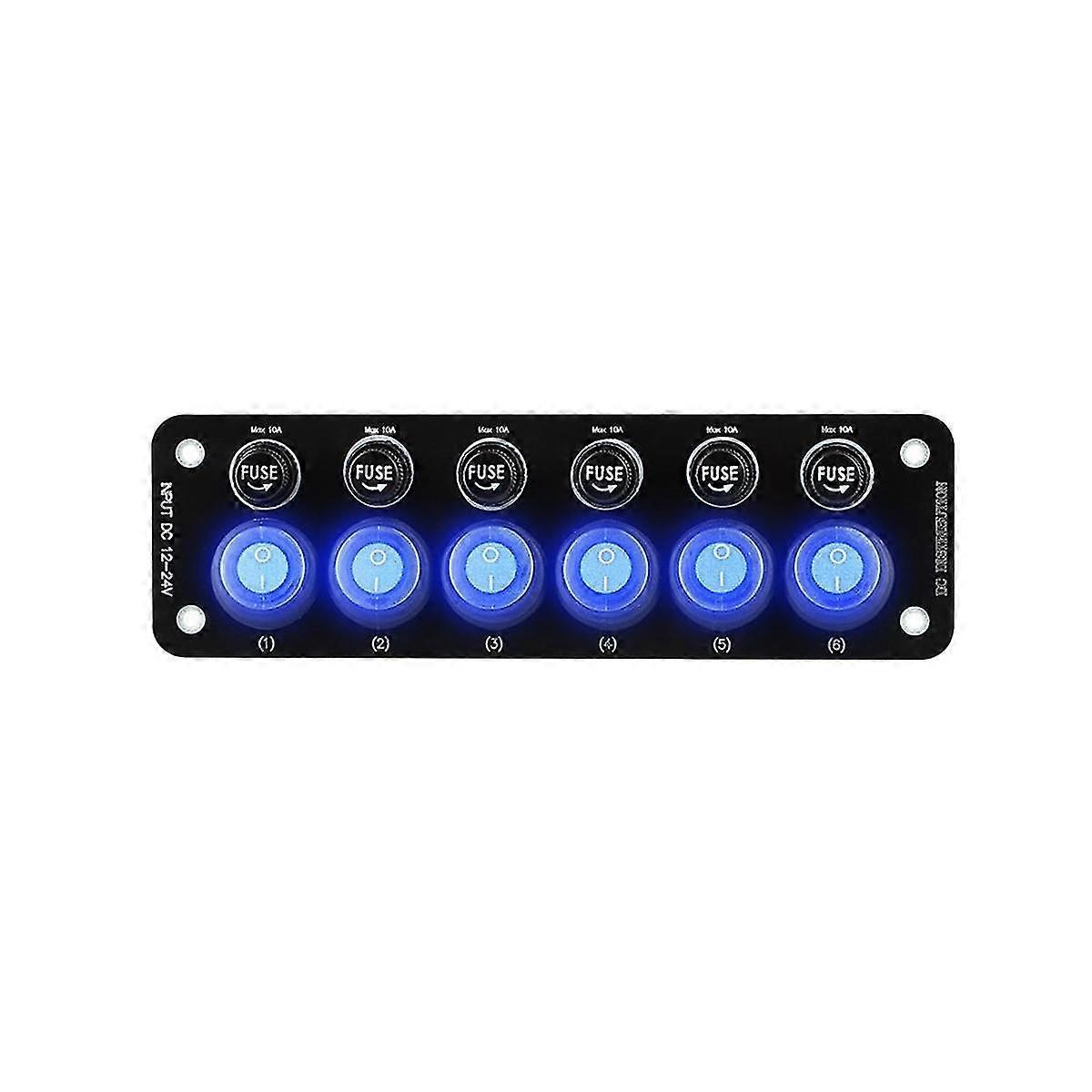 Car Switch Combination Panel Multi-switch Control Panel Power Panel Universal Car Rv Marine