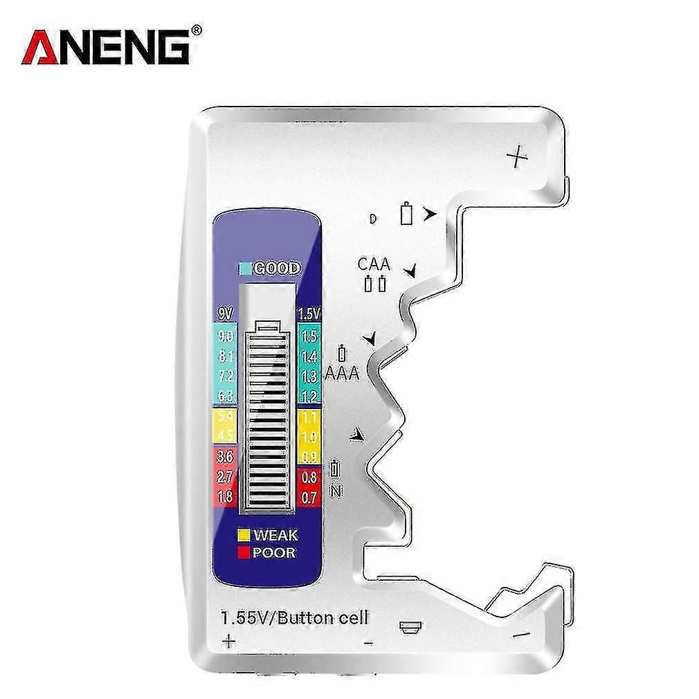 Digital Battery Tester Lcd Display C D N Aa Aaa 9v 1.5v Button Cell Battery Capacity Check Detector Capacitance Diagnostic Tool
