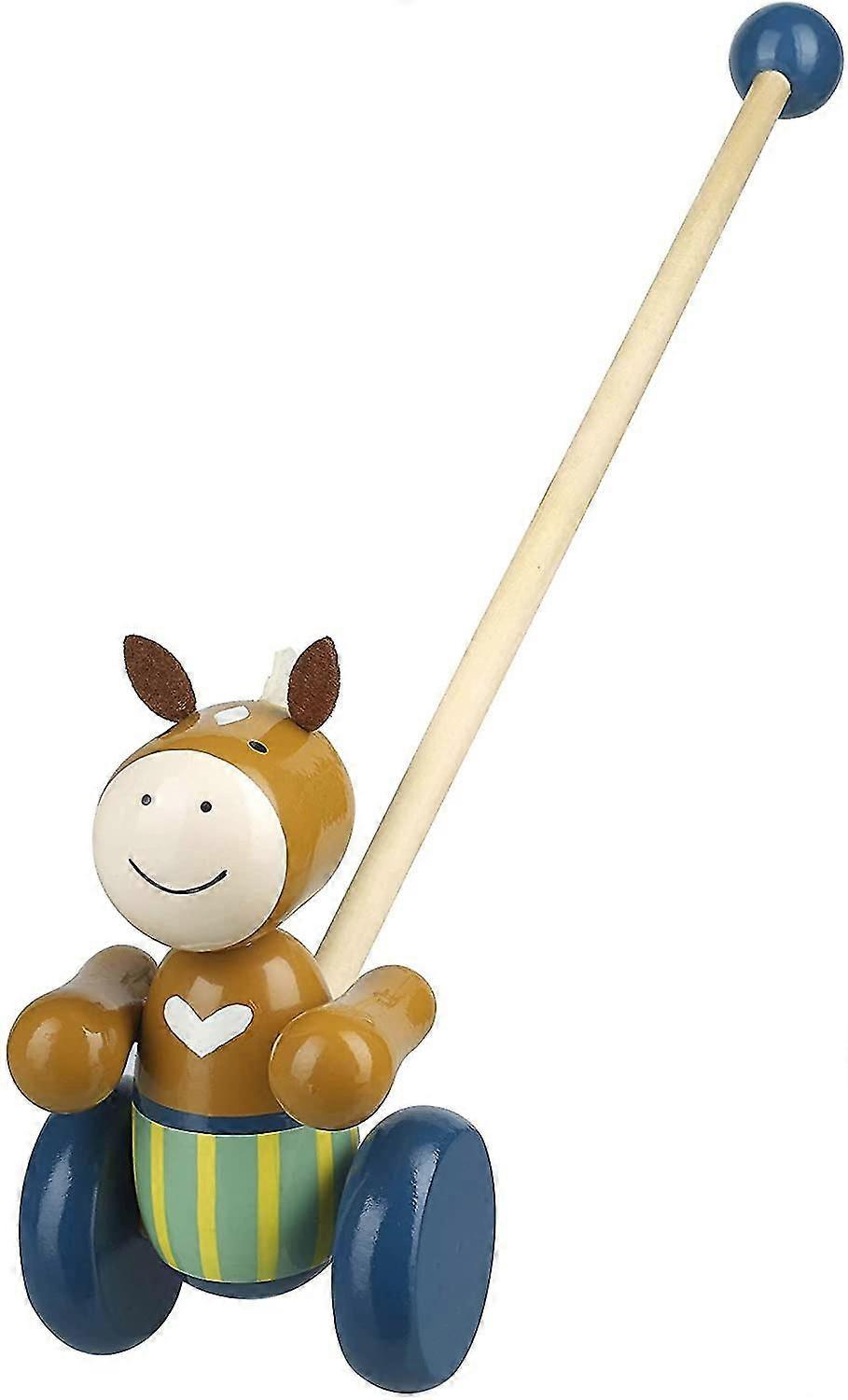 Orange Tree Toys Pony Push Along @BUGU