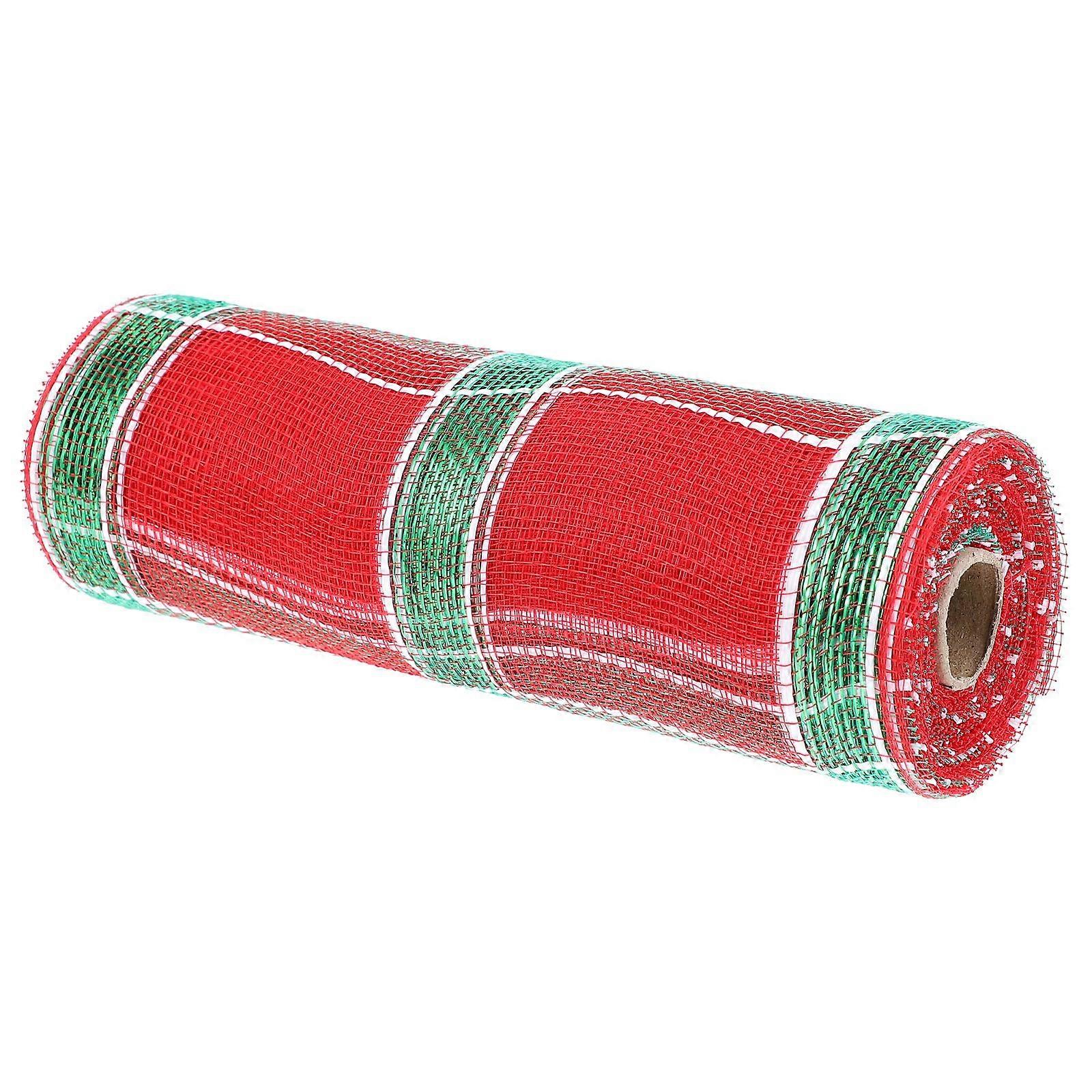 1 Roll of Decorative Mesh Ribbons Wrapping Polyester Ribbons DIY Ribbon Ornament