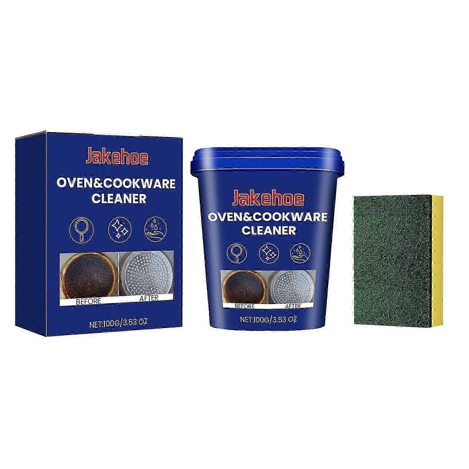 Jakehoe Stainless Steel Cleaning Paste Is A Multi-Purpose Household Cleaning Solution For Removing Black Stains, Grease, Rust, And Burn Marks From The