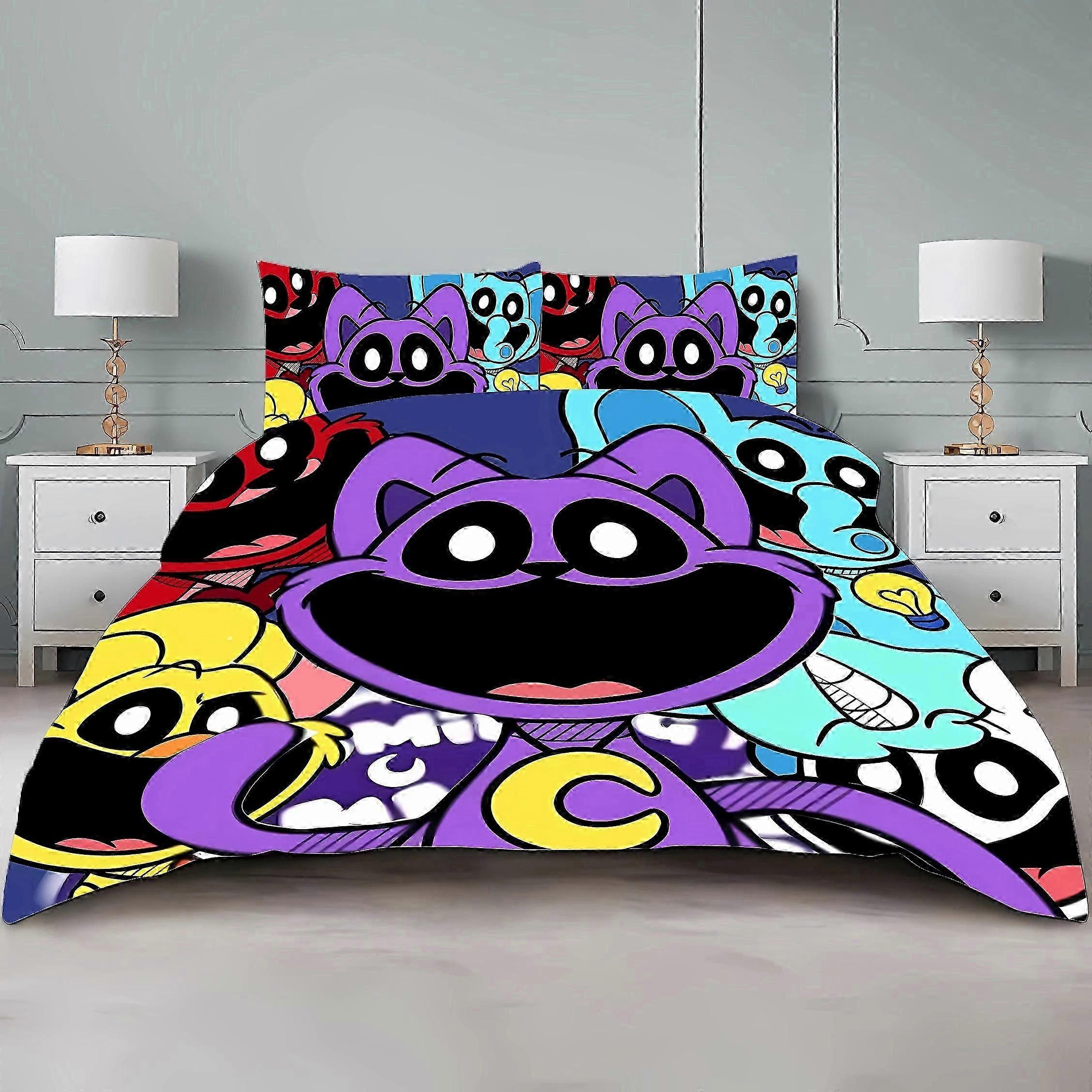 3d Smiling Critters Patterns Bedding Sets +2xcovers 70x80cm