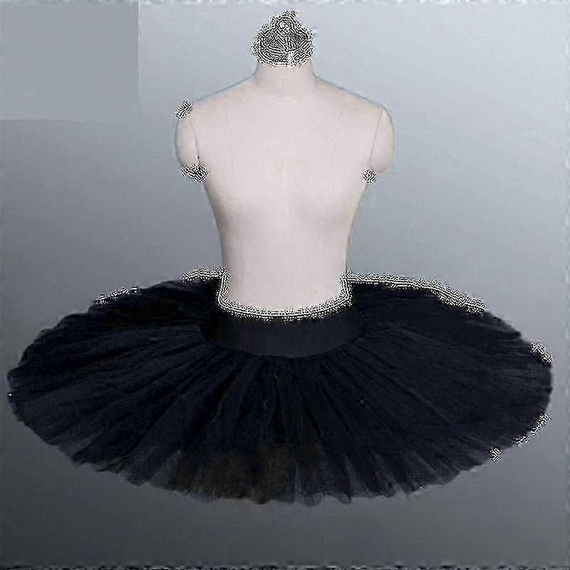 Women's dance practice skirt with built-in shorts available in 4 colors 5-layer tulle design adult size