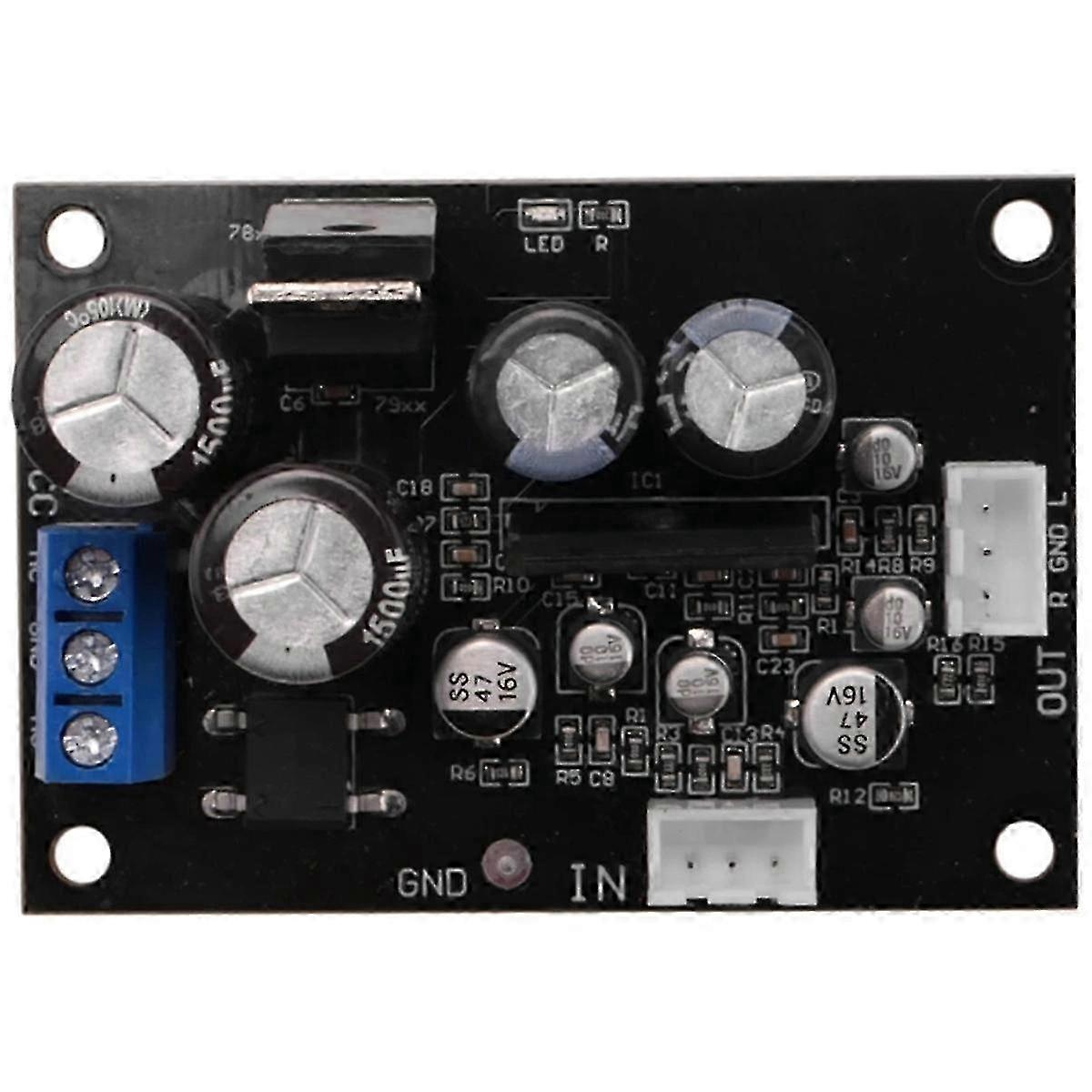 Vinyl Record Player Preamp Board with mm Phono Amplifier - Head Magnification Preamp for Gramophone and Dual Turntables